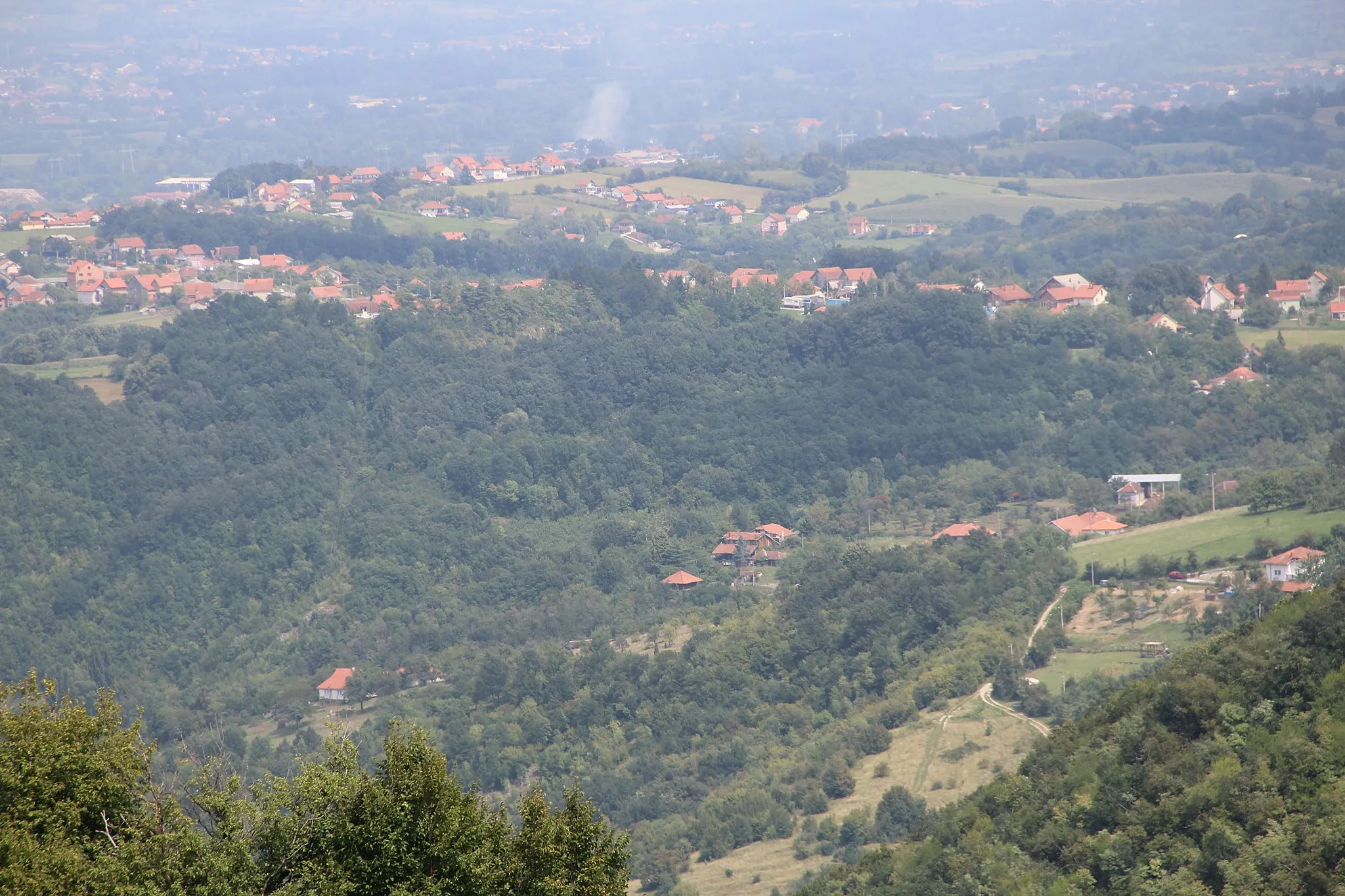 Photo showing: Degurić - village - Municipality of Valjevo - Western Serbia - Panorama 9