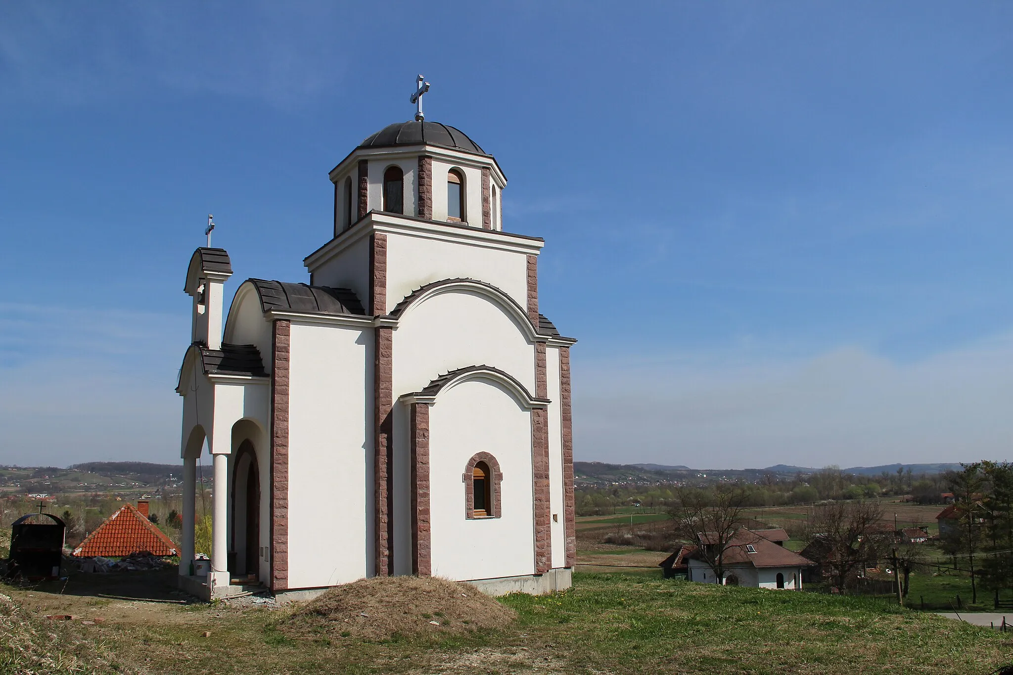 Photo showing: Šušeoka village - Municipality of Valjevo - Western Serbia - Church of St. George 2