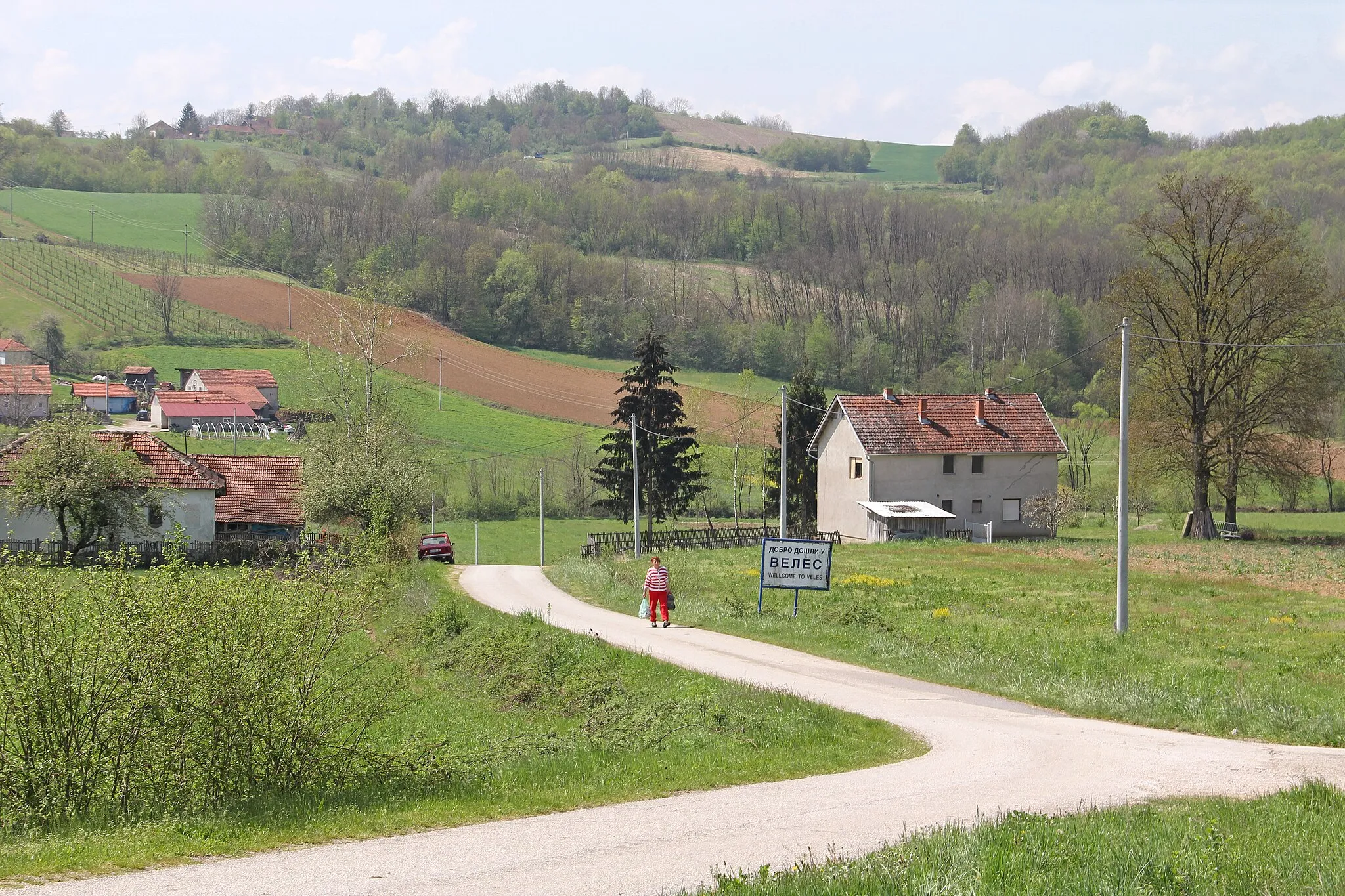 Photo showing: Detail from the village of Guca (Lucani Municipality), Serbia.