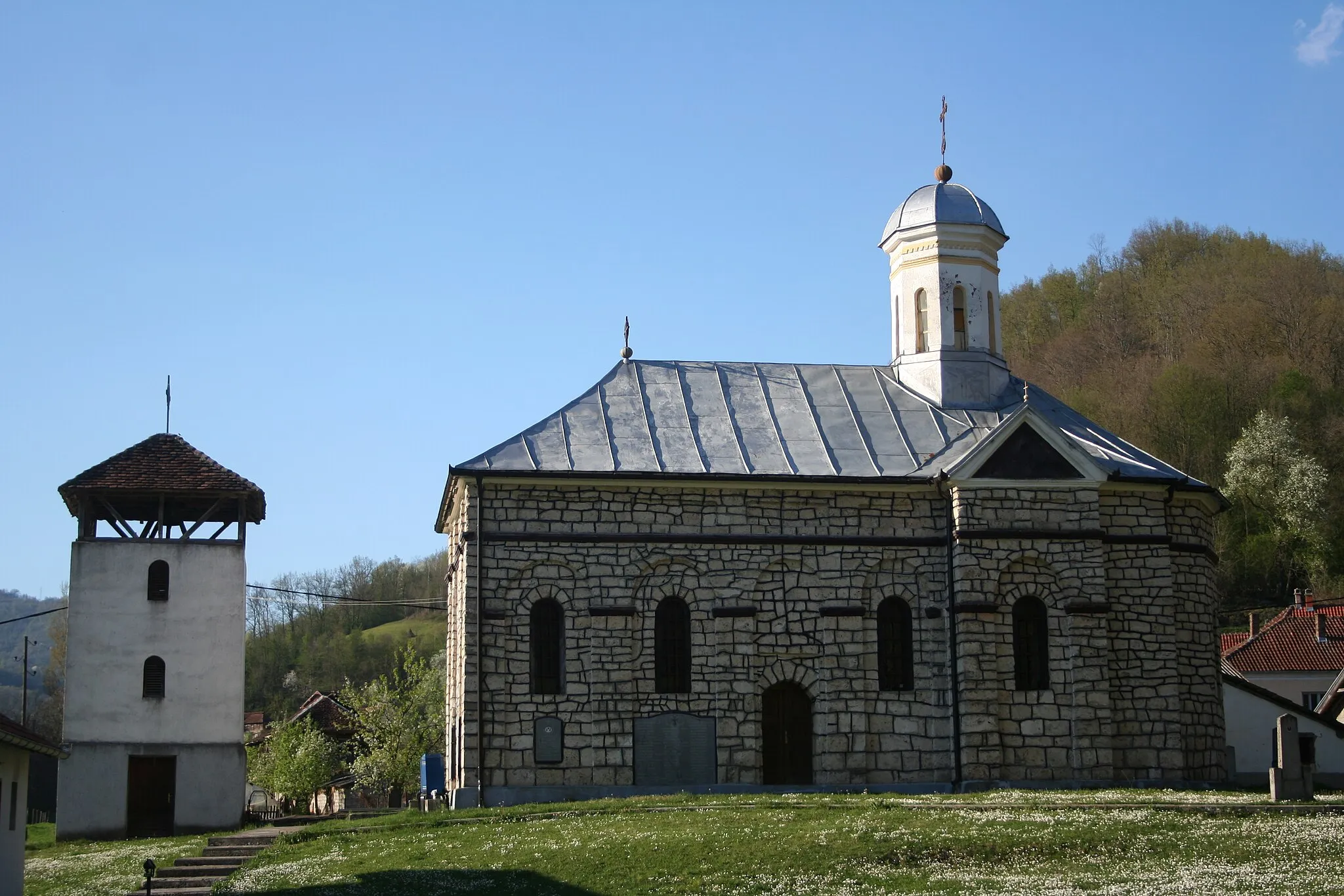 Photo showing: Crkva Vaznesenja Gospodnjeg, Gračanica