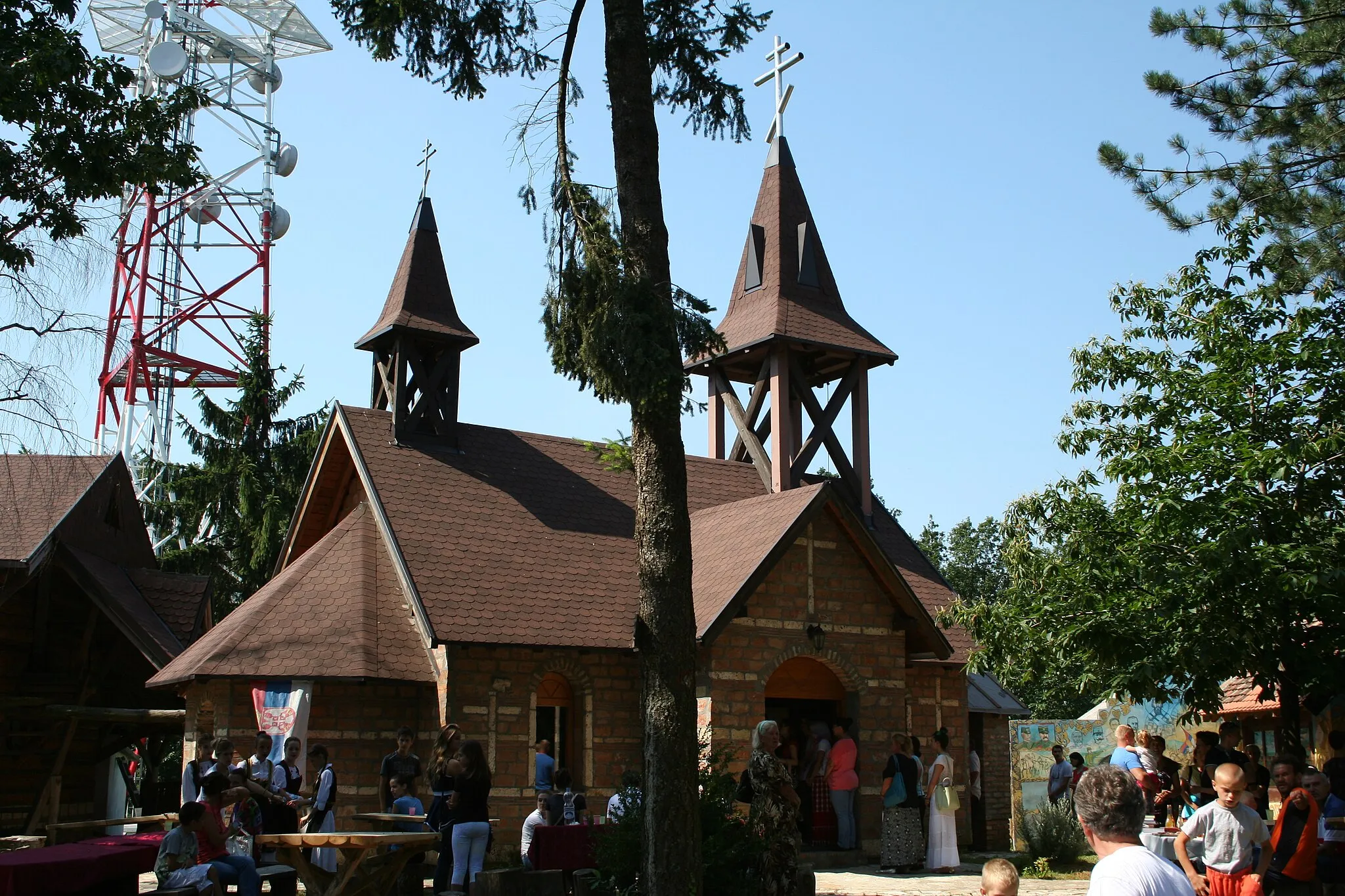 Photo showing: Crkva Svetog Jovana Šangajskog, Lipove vode, Cer