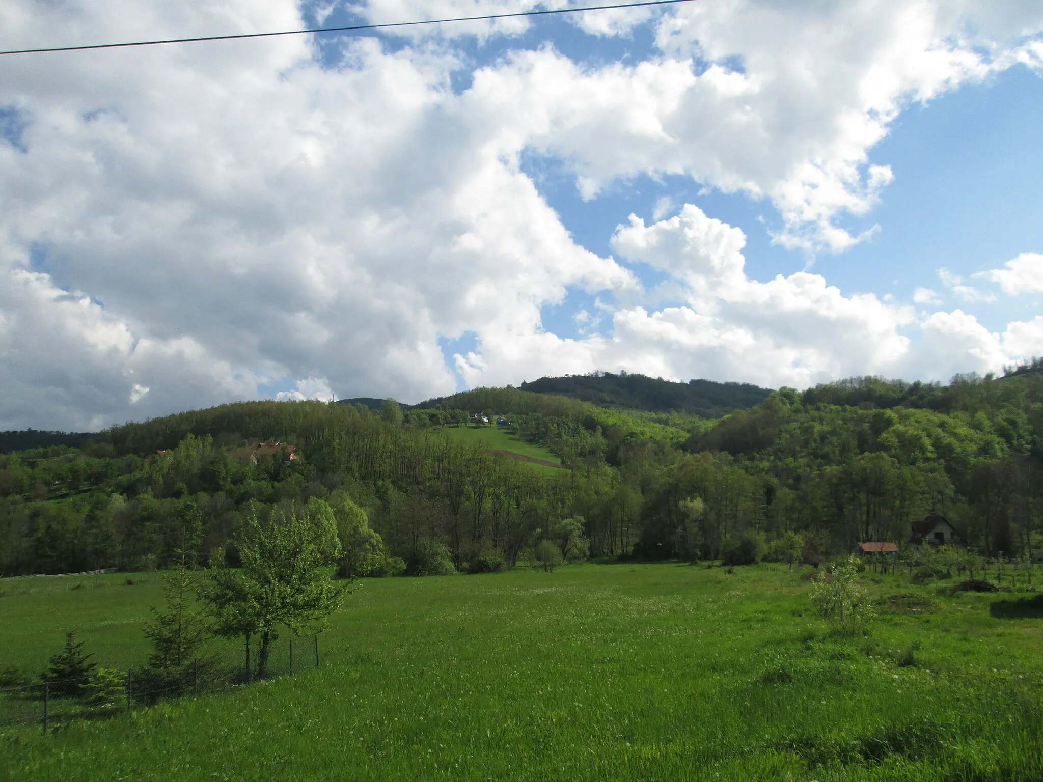 Photo showing: View over the village, Kamenica