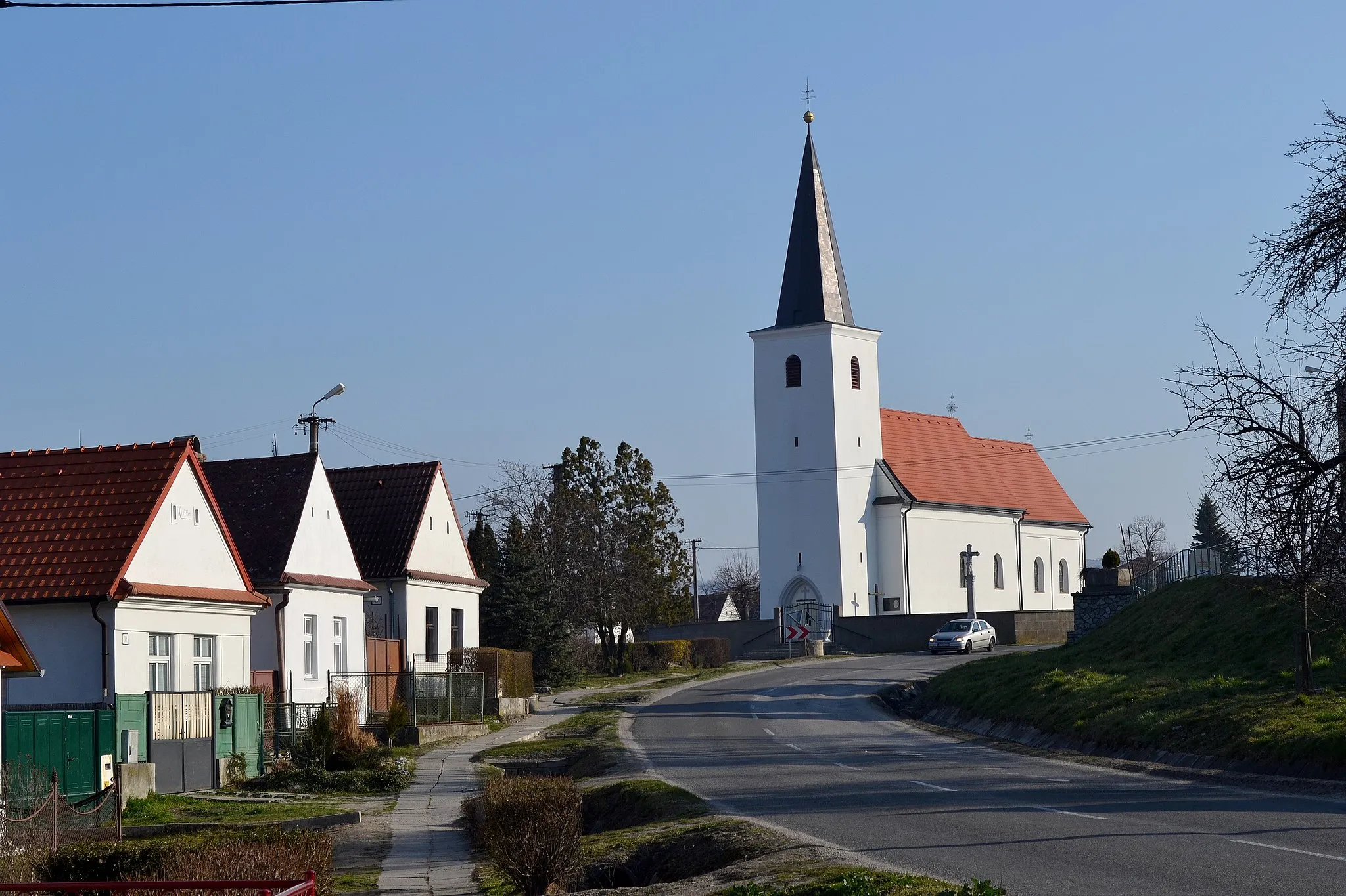 Photo showing: Plavecký Peter, centrum obce