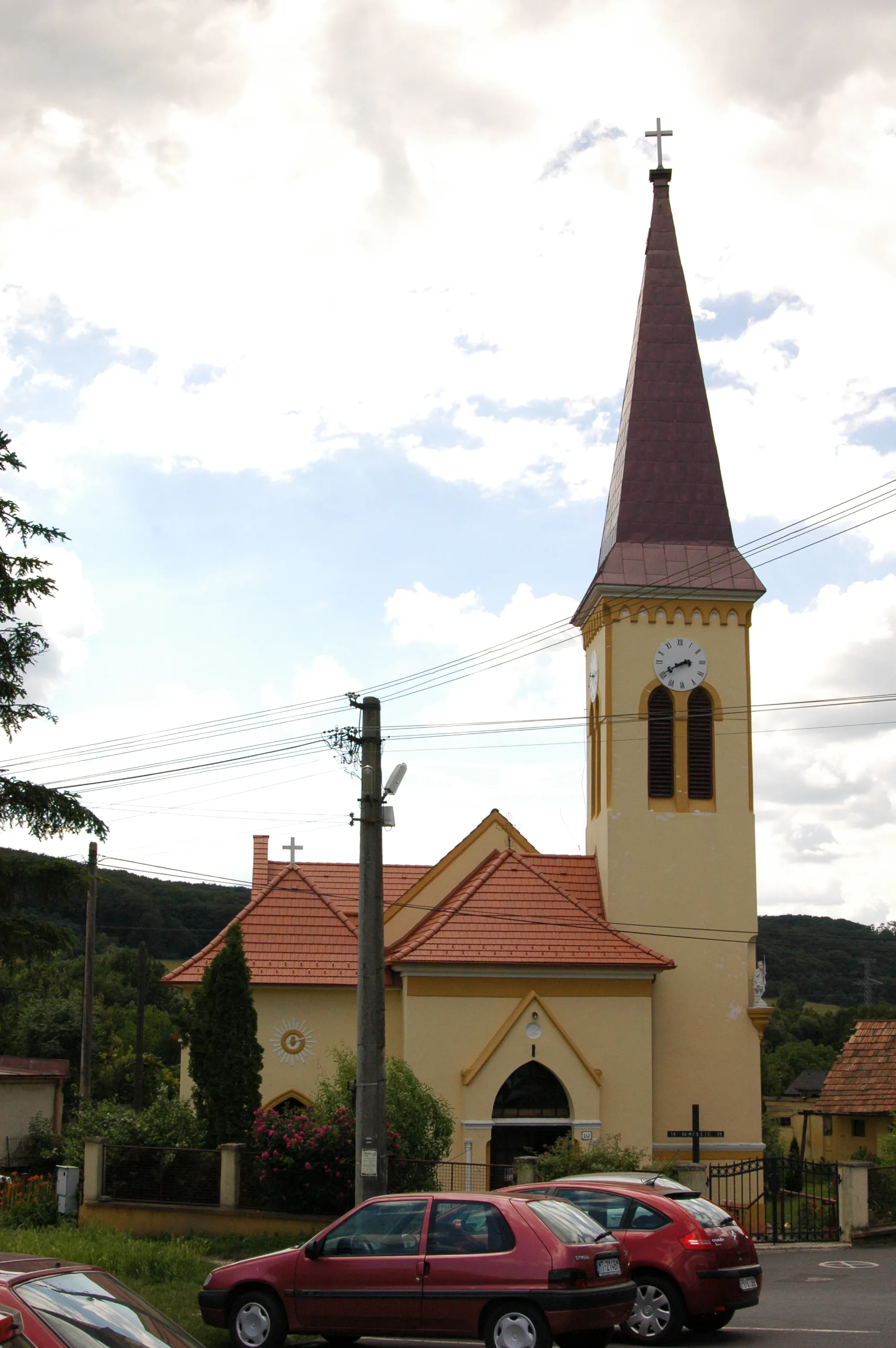 Photo showing: Church in Borinka