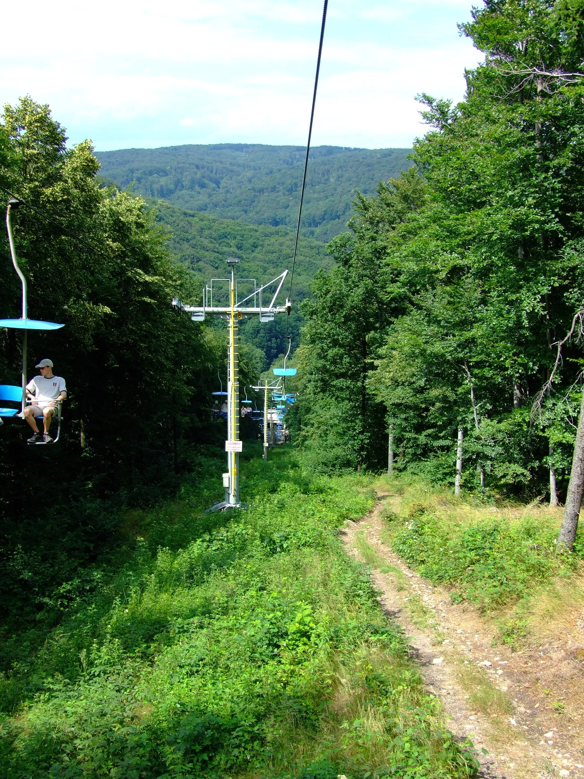 Photo showing: Cableway Železná studnička - Kamzík in Bratislava