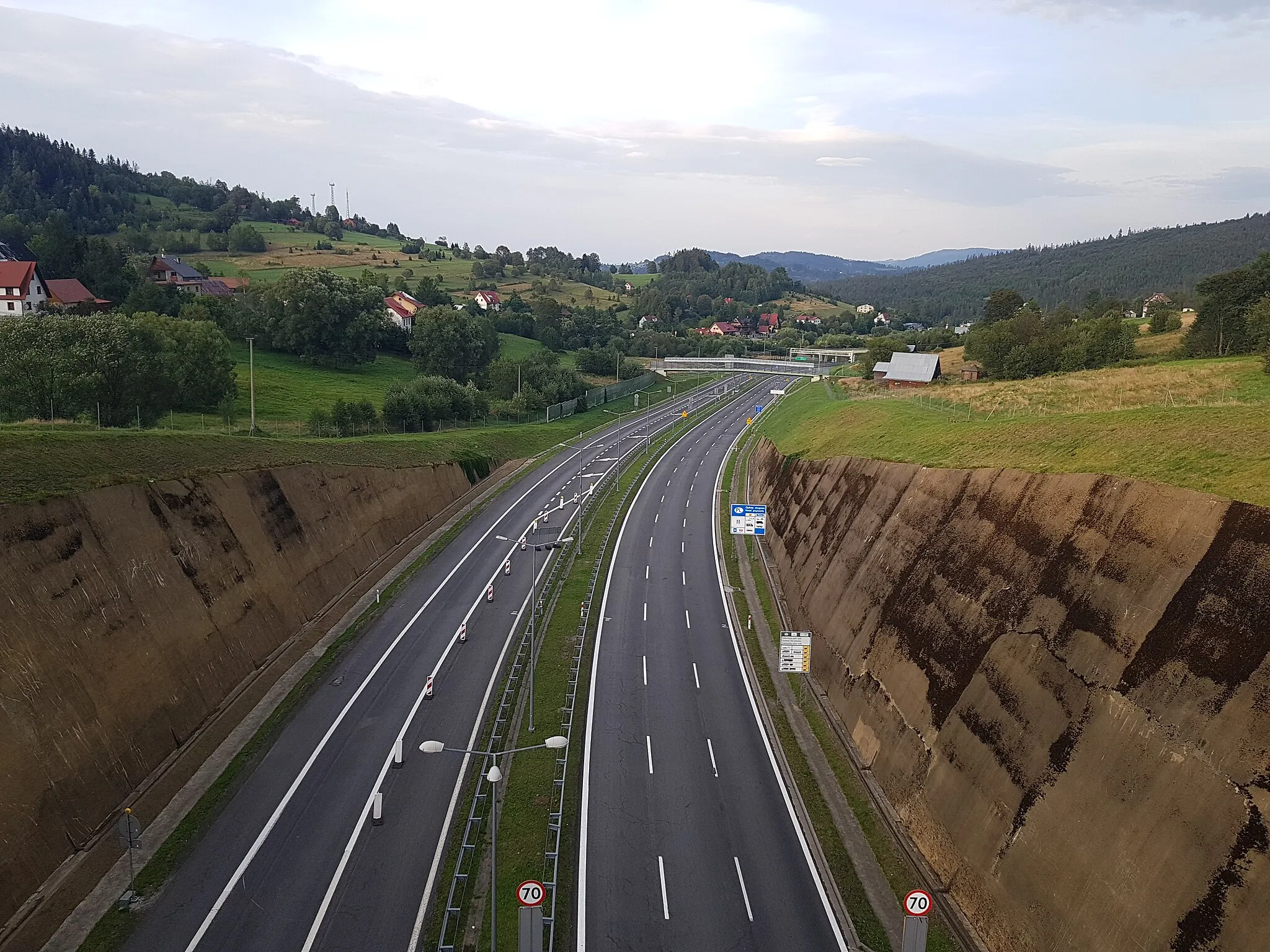 Photo showing: Zwardoń-Skalité border crossing