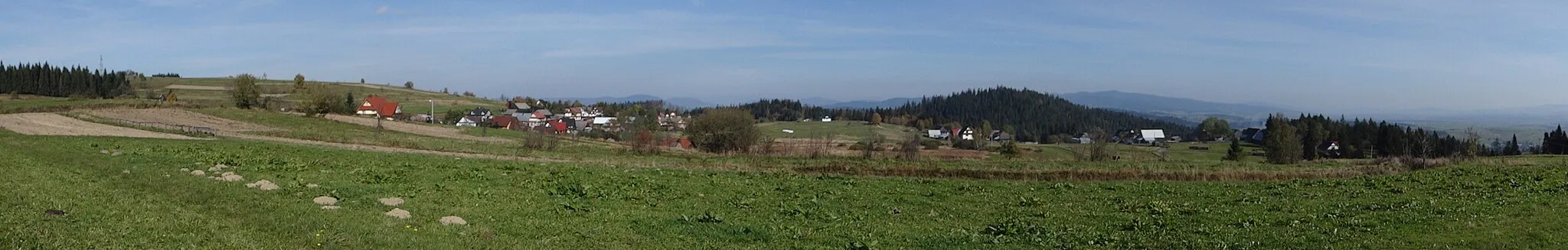 Photo showing: Widok na Bukowiński Wierch, Żeleźnicę i jej wododziałowy grzbiet
