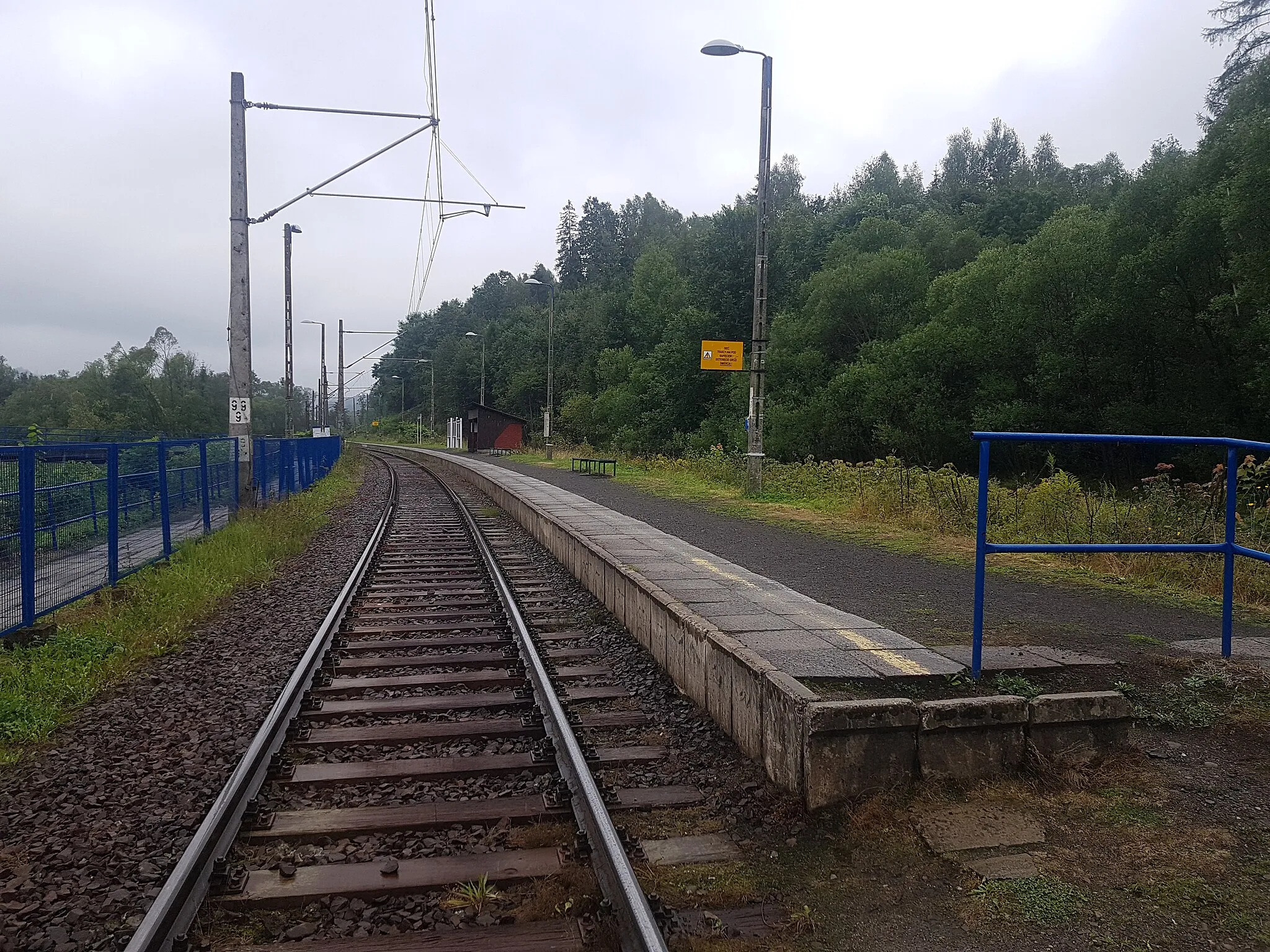 Photo showing: Przystanek kolejowy Rajcza Centrum