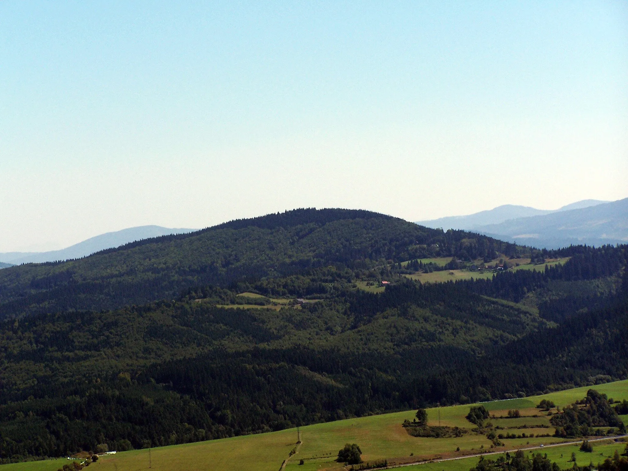 Photo showing: Gírová (Girowa) mountain, Czech Republic