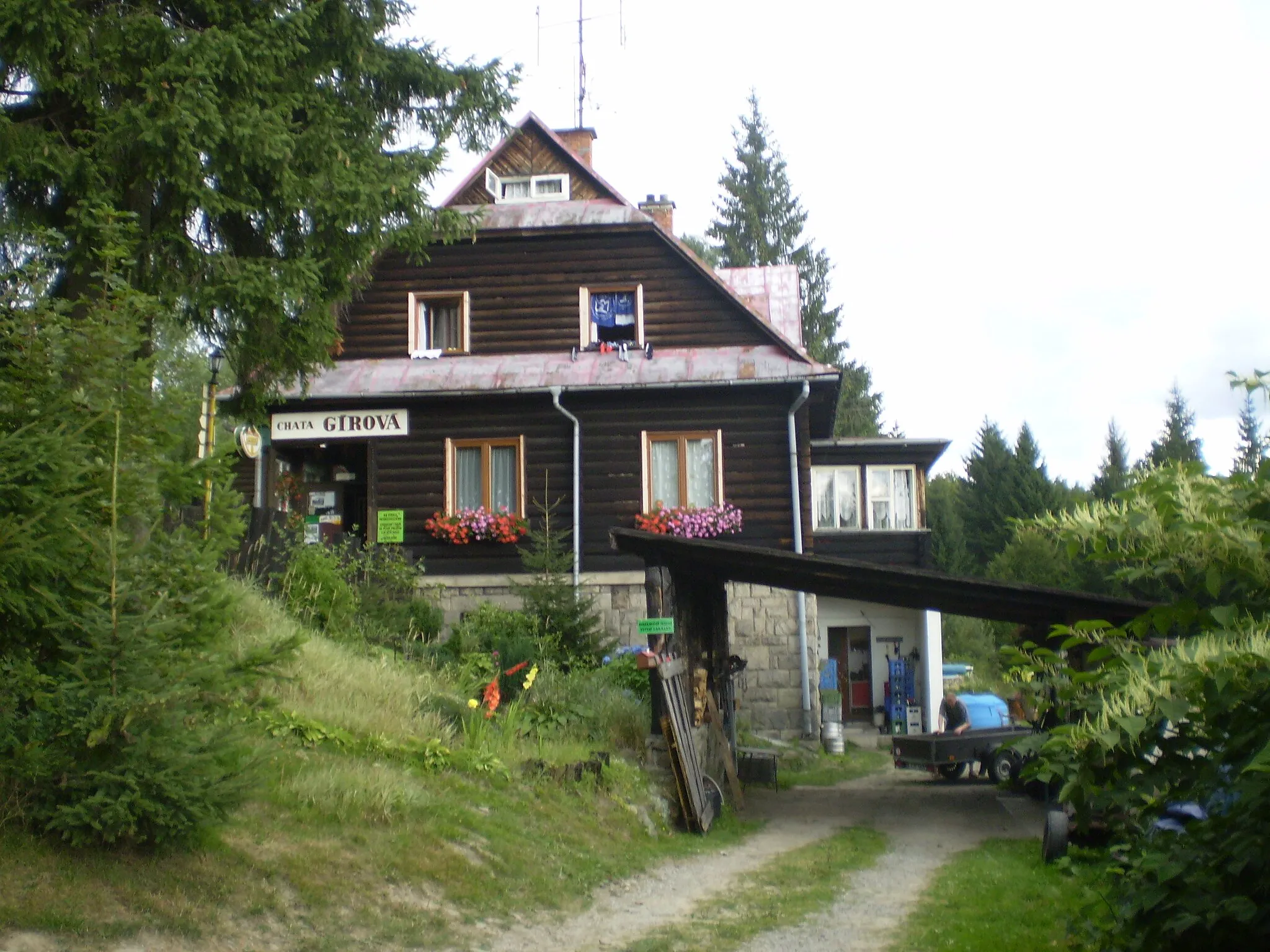 Photo showing: Chata Gírová v Beskydech.