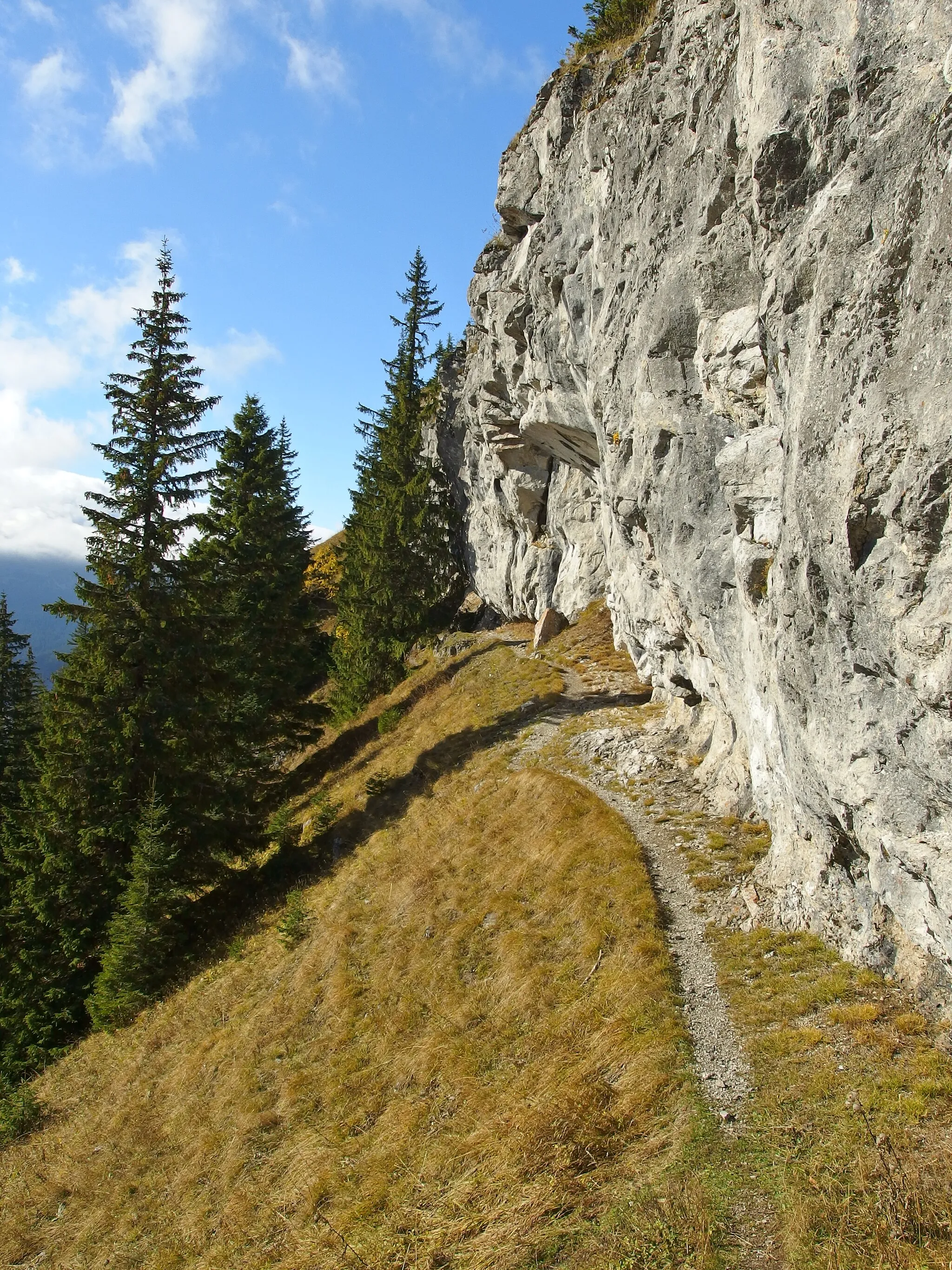 Photo showing: Neznačené chodníky pod Ohnišťom