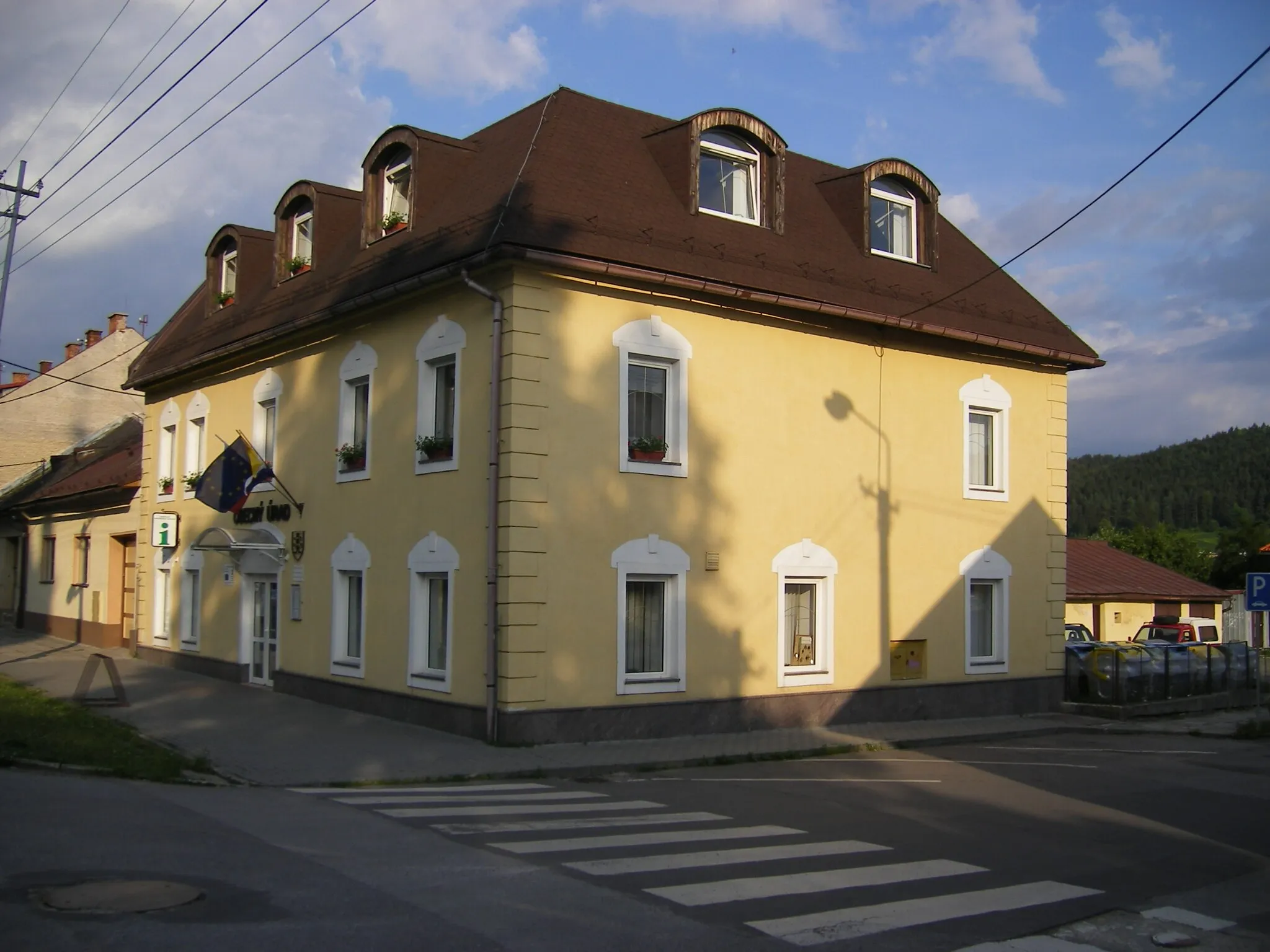 Photo showing: Slovenská Ľupča (BB), municipal building