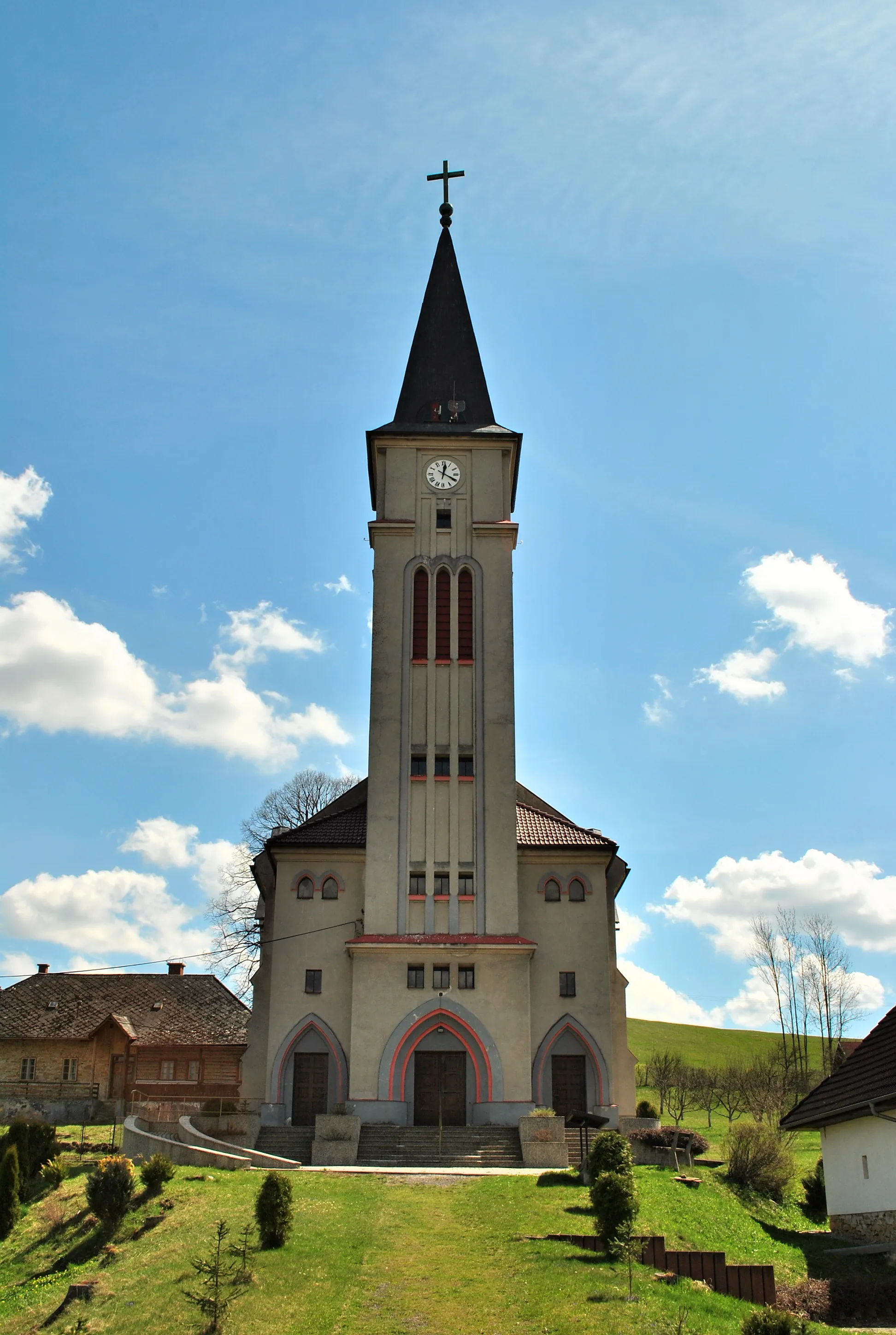 Photo showing: Liptovský Trnovec - Evangelical church