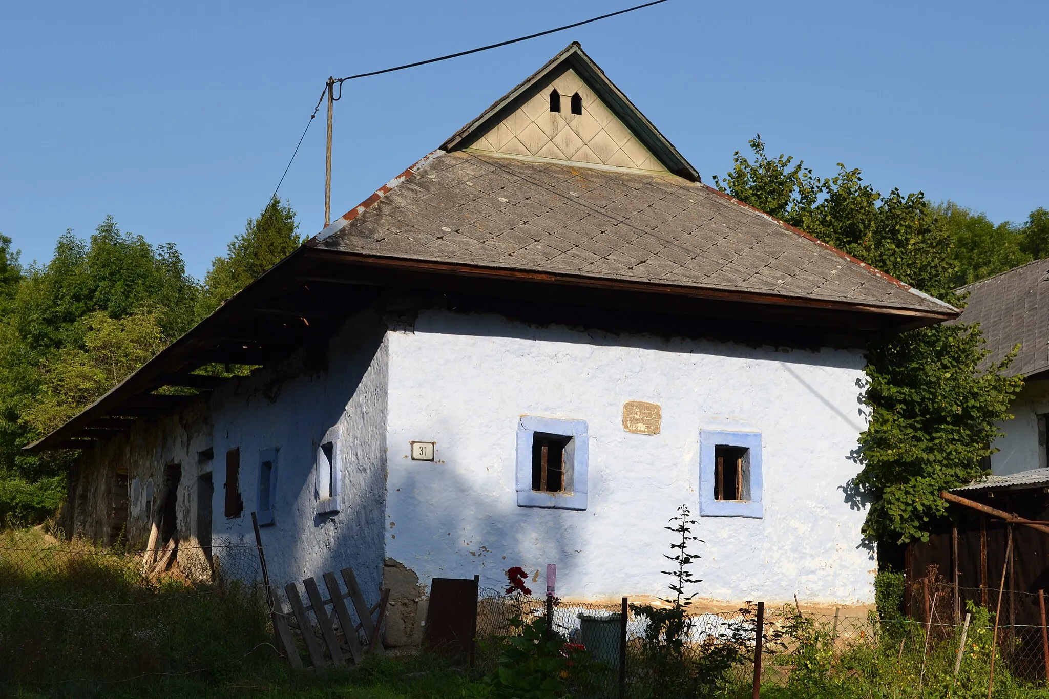 Photo showing: Dom v Sucháni, postavený v roku 1834
