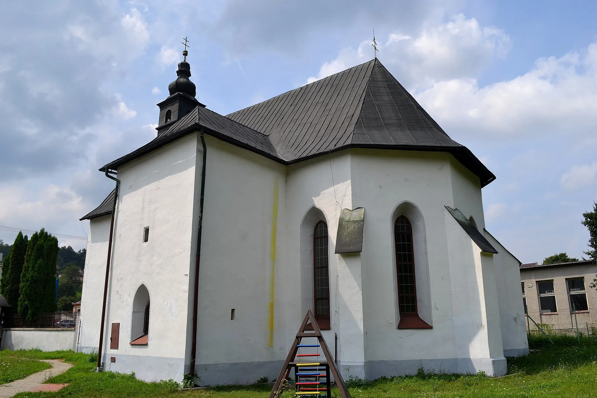 Photo showing: Tzv. špitálsky Kostol svätej Alžbety; pohľad od juhovýchodu