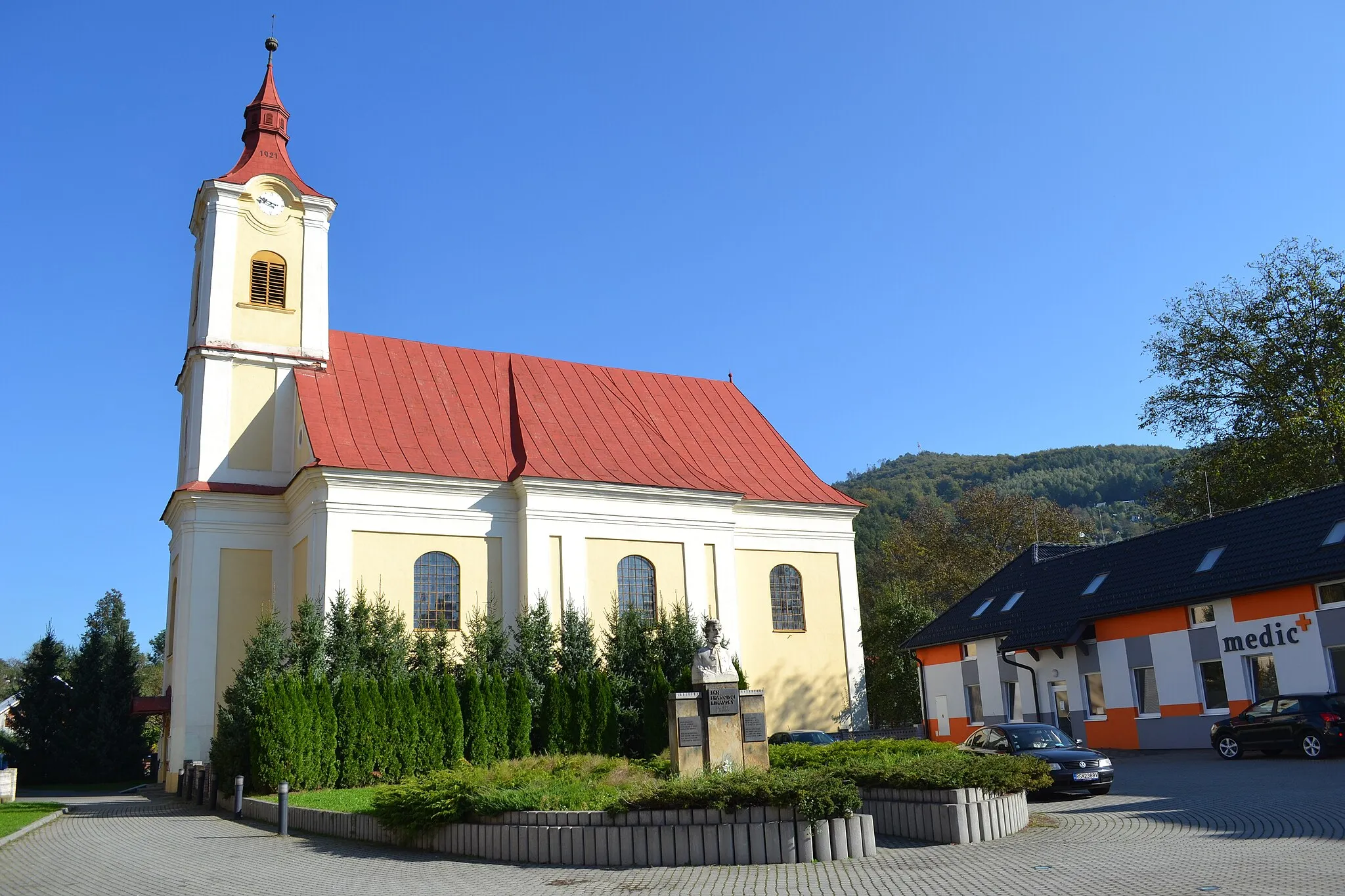 Photo showing: Lutheran church in Hnúšťa