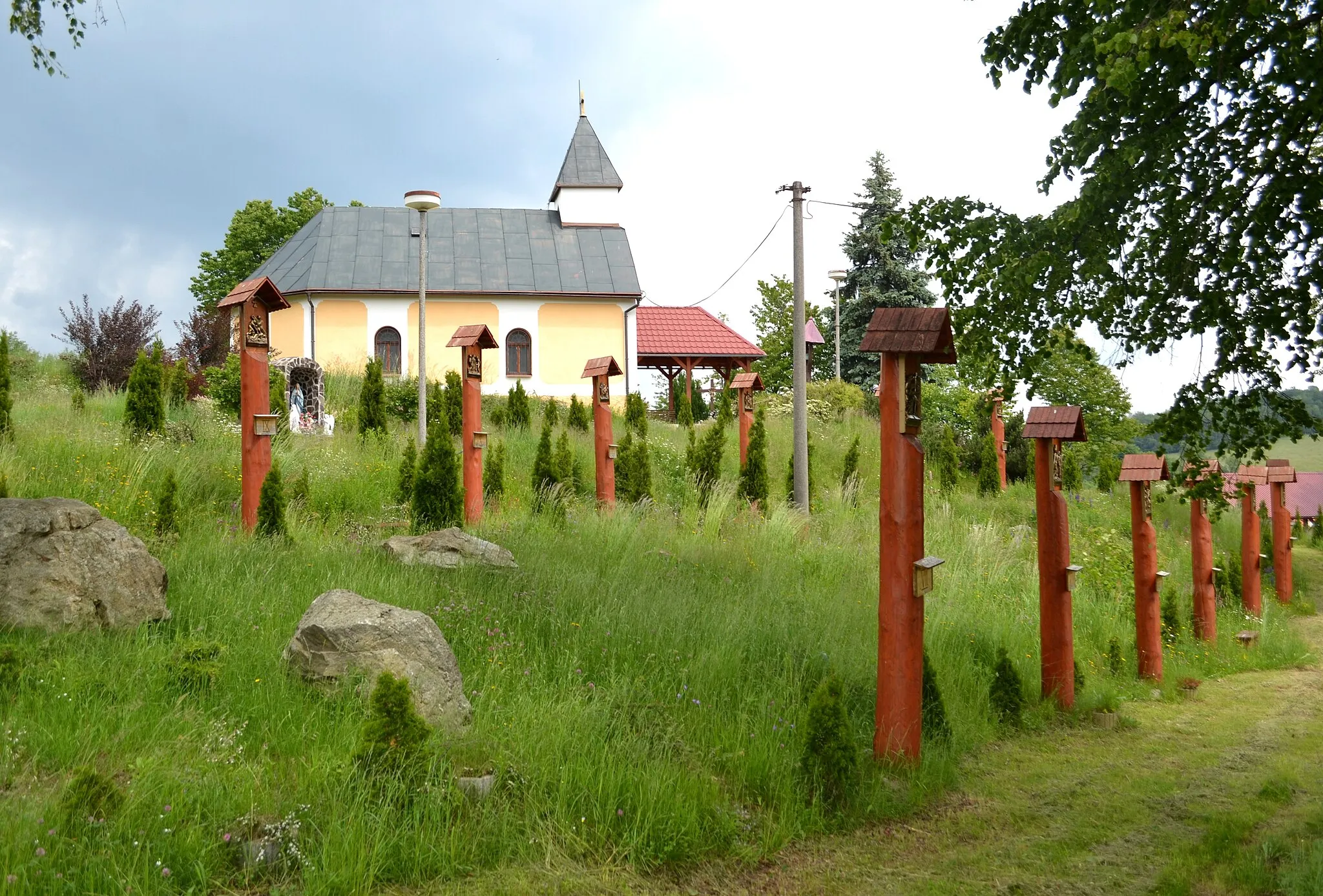Photo showing: Rímskokatolícka kaplnka Krista Kráľa v obci Ďubákovo