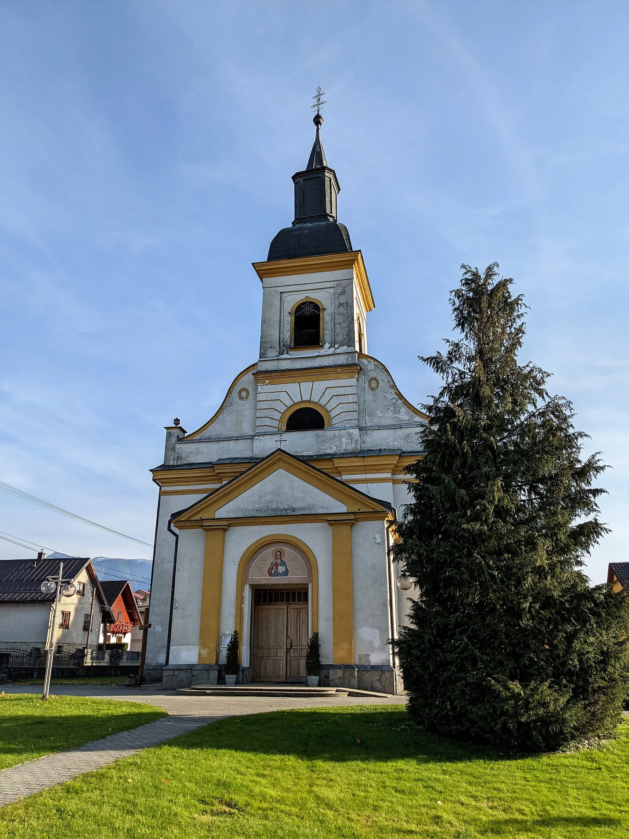 Photo showing: Habovka, okres Tvrdošín - grécko-katolícky kostol, október 2022