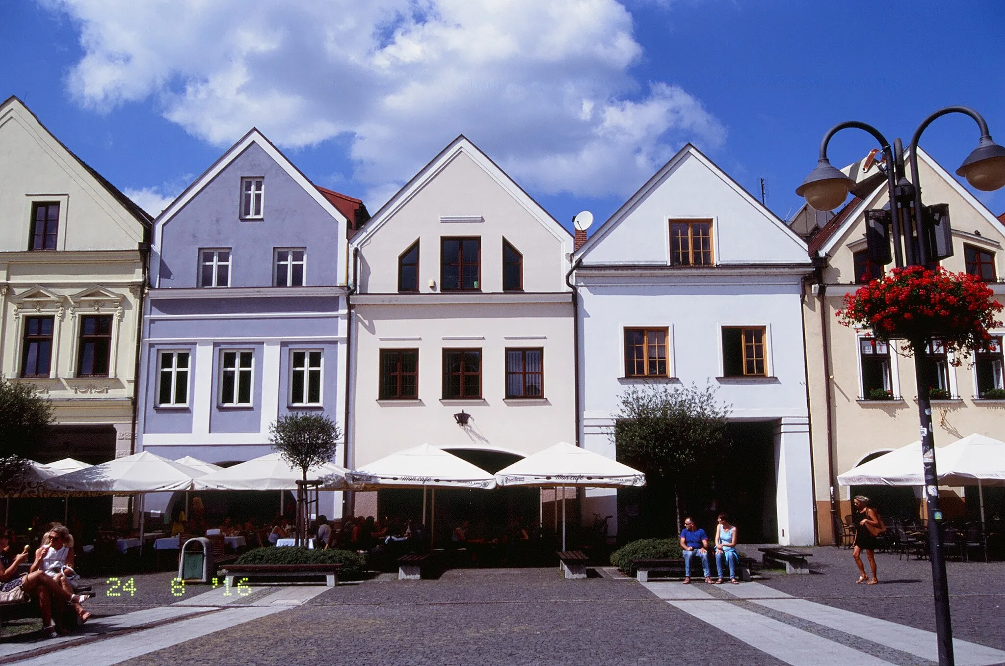 Photo showing: St. Mary square in downtown Žilina, Slovakia