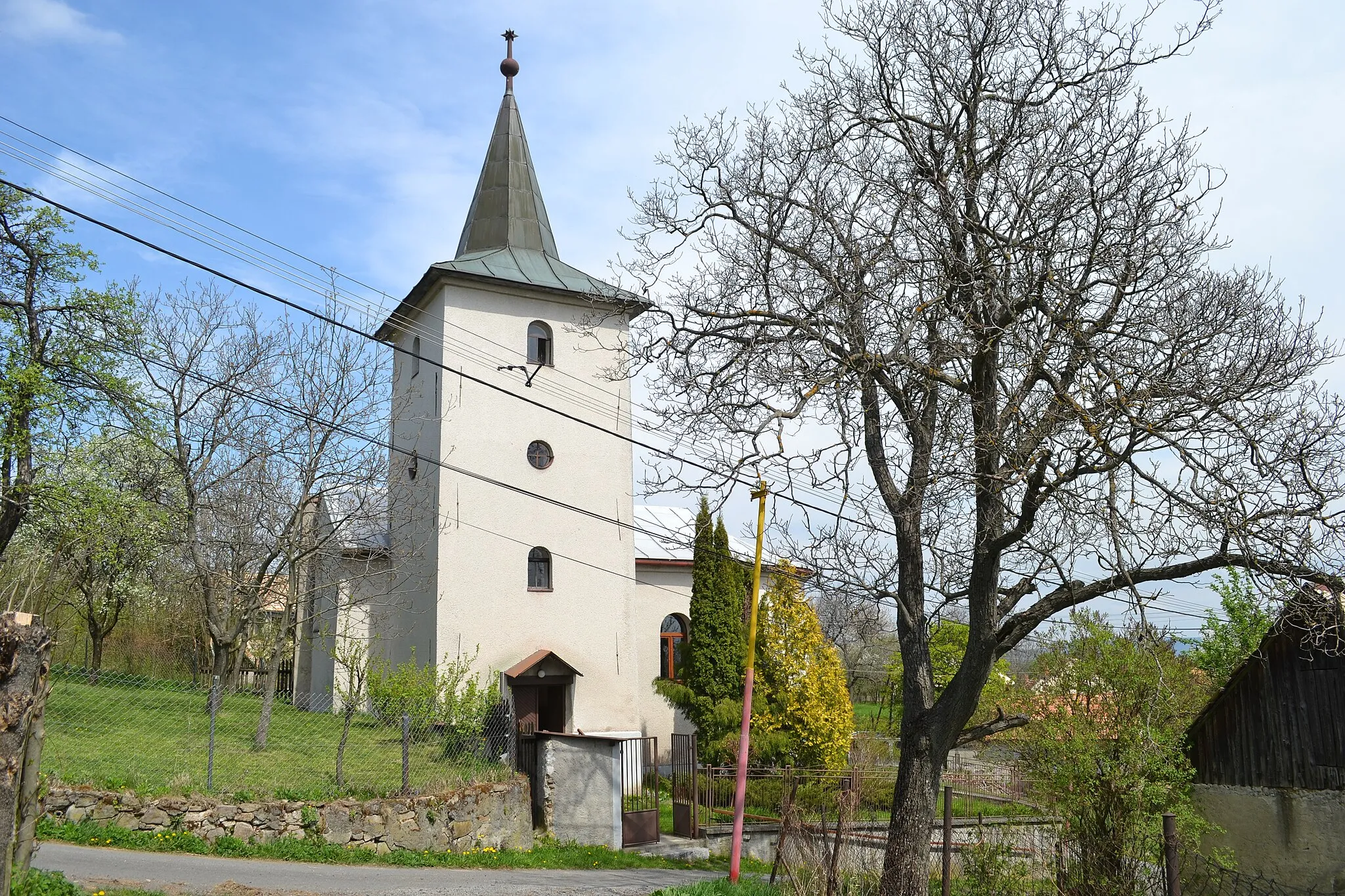 Photo showing: Lutheran Church in Budiná