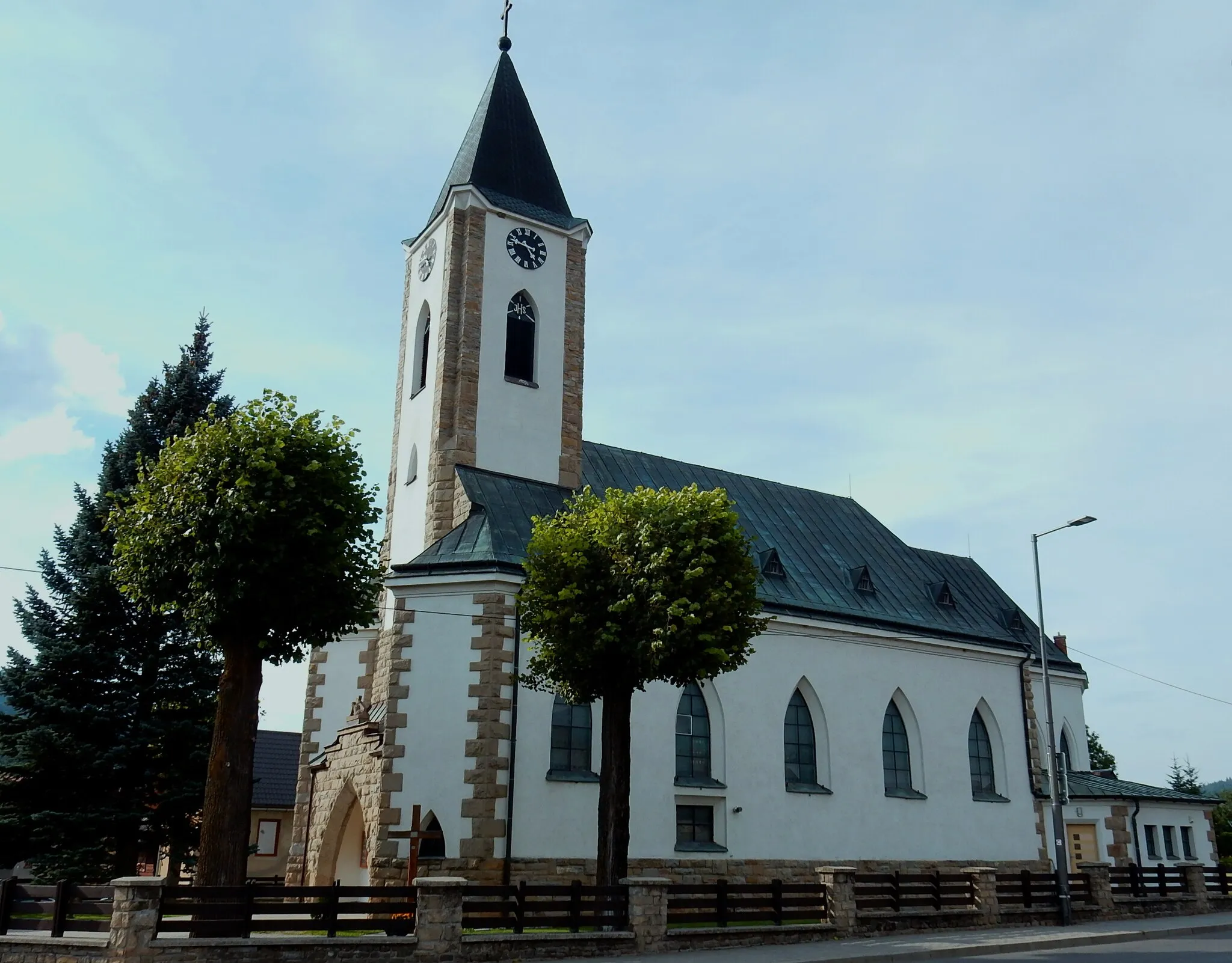 Photo showing: Zuberec, okr. Tvrdošín - kostol sv. Vendelína; architekt: M. M. Harminc