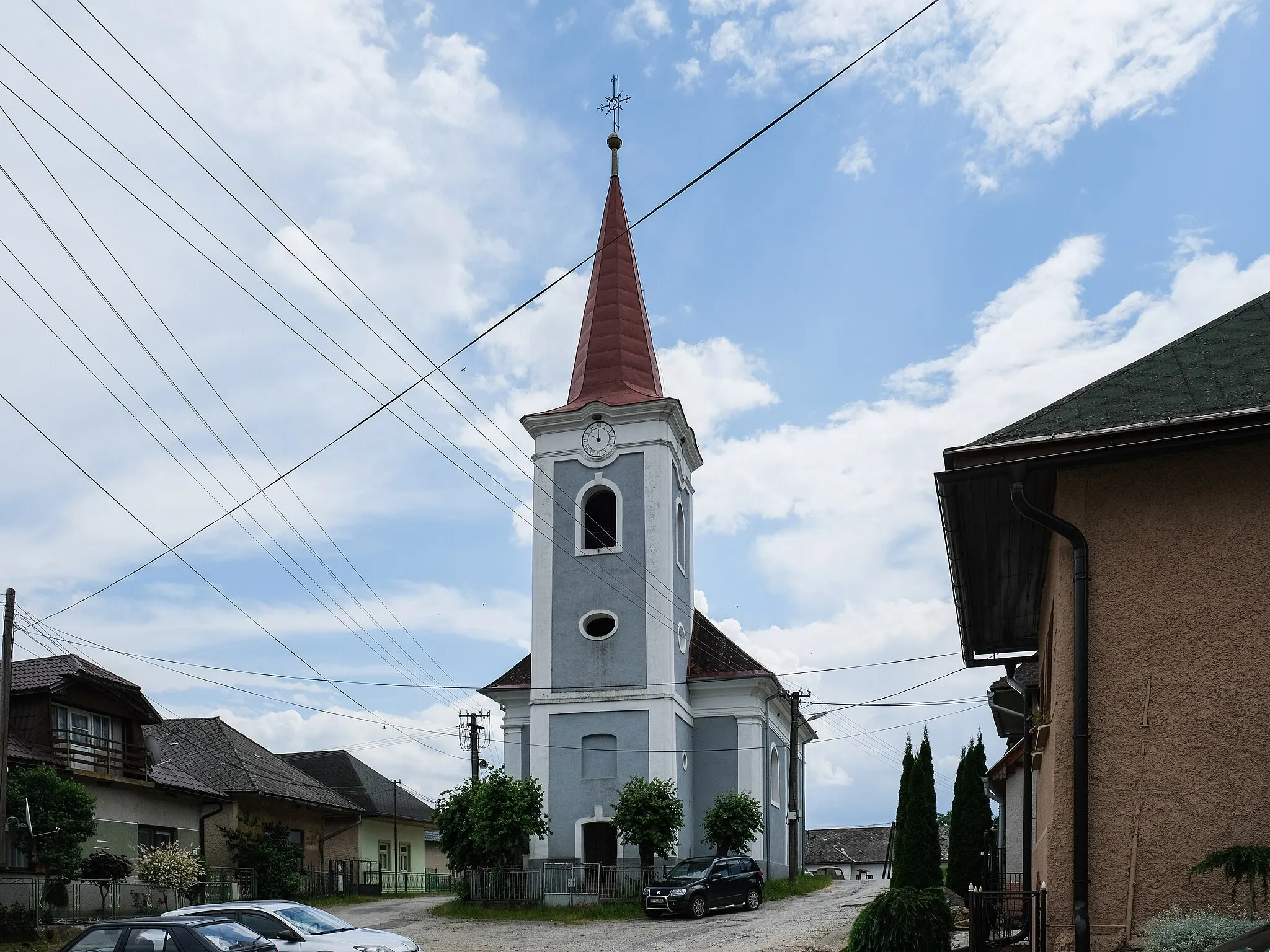 Photo showing: The Lutheran Church from 1811 in Hanková, Slovakia.