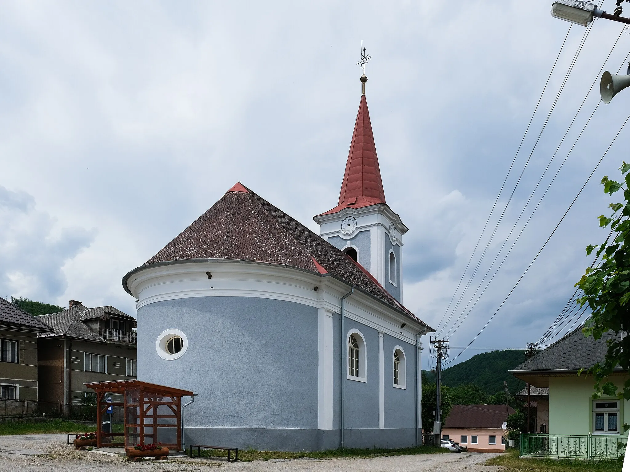 Photo showing: The Lutheran Church from 1811 in Hanková, Slovakia.