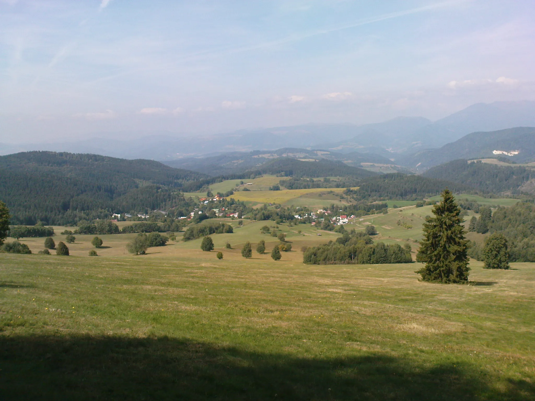 Photo showing: village Povraznik in central Slovakia near Banska Bystrica