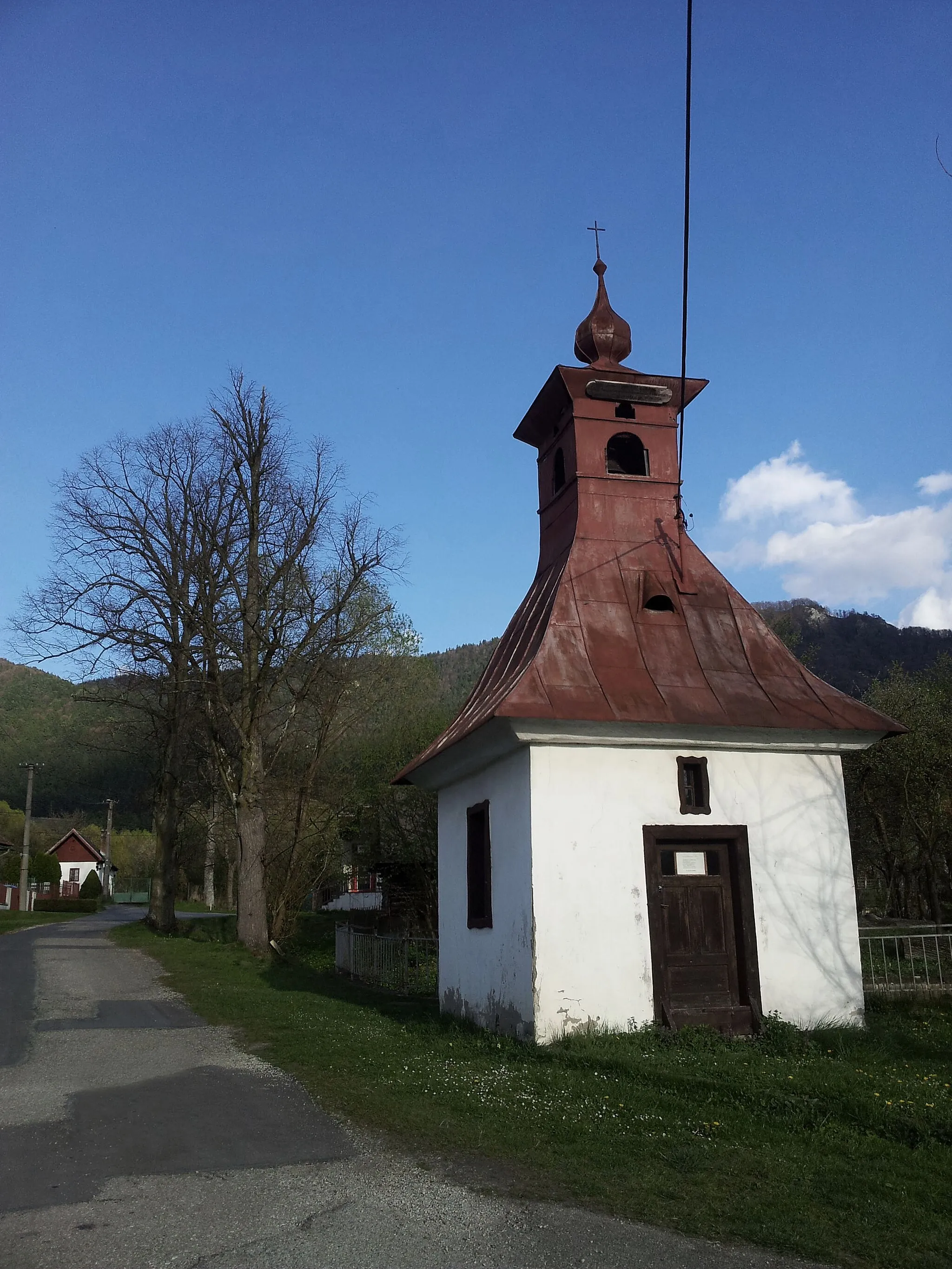 Photo showing: Chapel from 1782 in Folkušová, Slovakia.