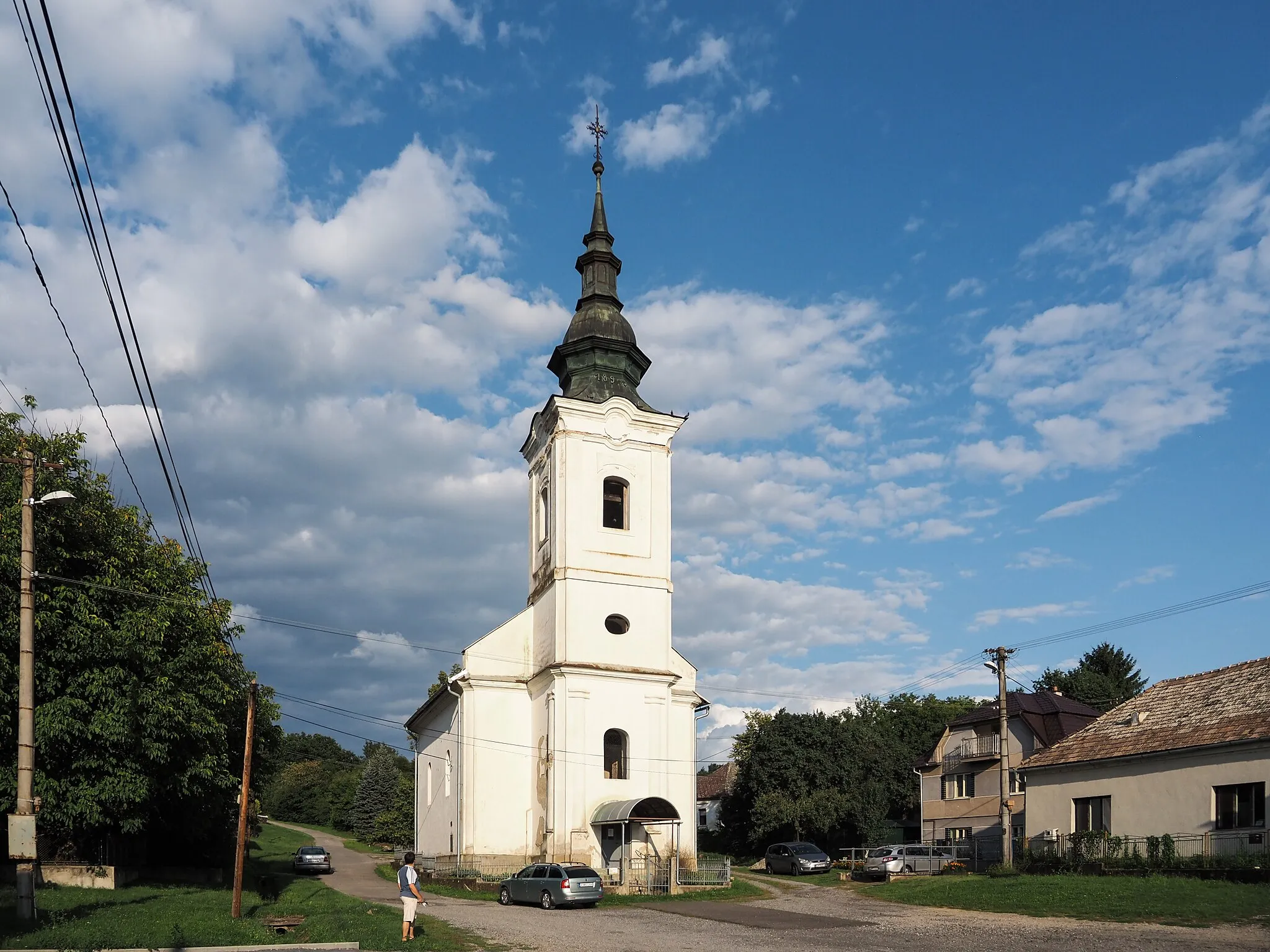 Photo showing: The Lutheran Church in Teplý Vrch, Slovakia. Neoclassical building from 1827.