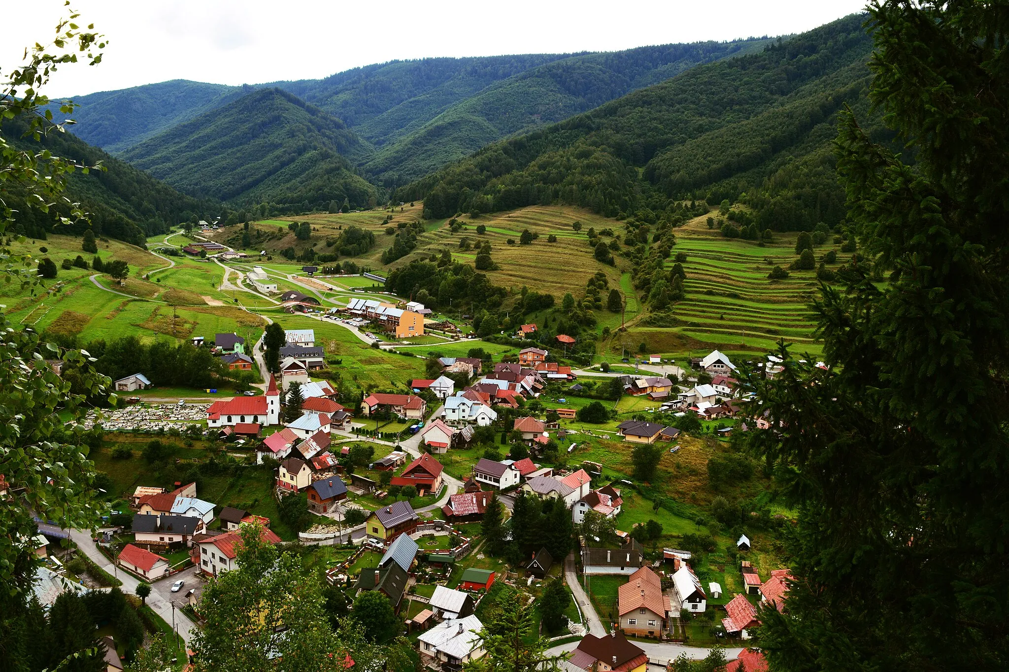 Photo showing: Pohľad na Osrblie.