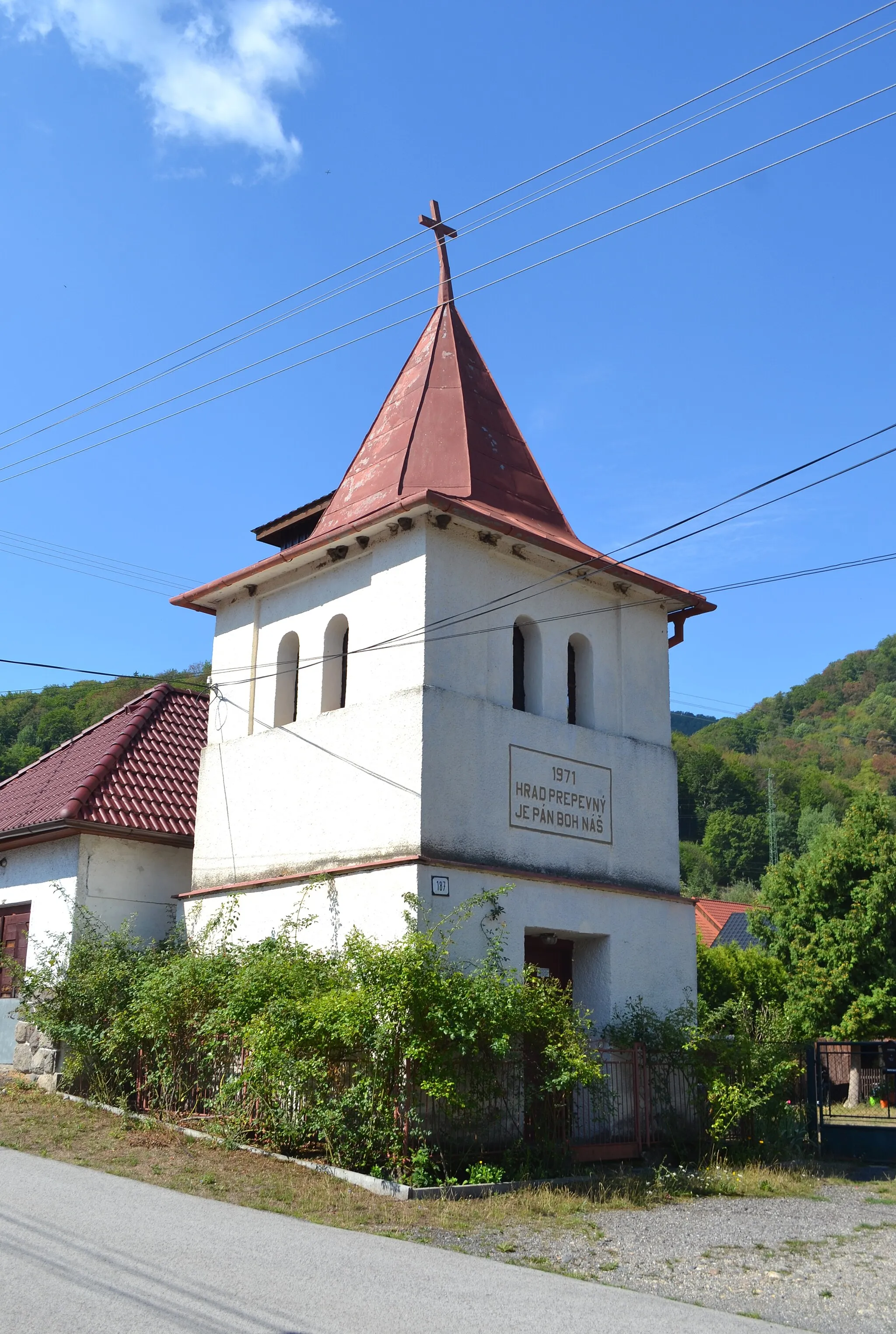 Photo showing: Zvonica obce Hronská Breznica