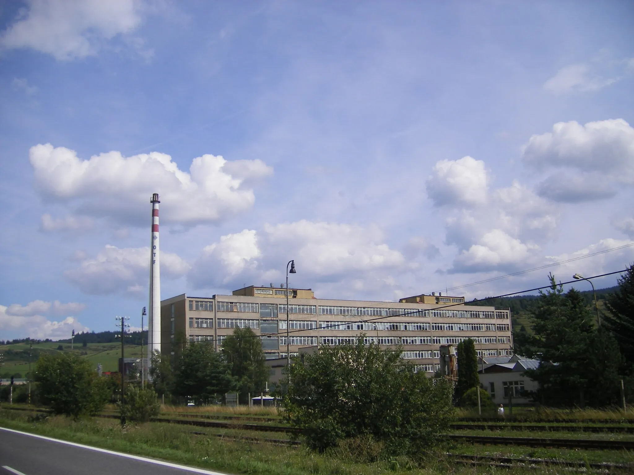 Photo showing: Nižná (okres Tvrdošín), OTF television factory