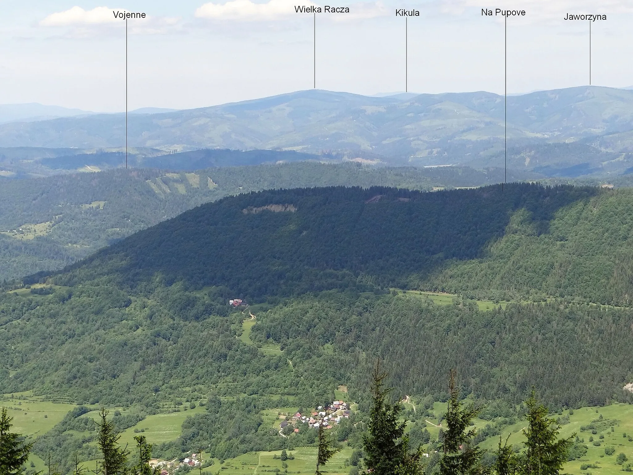 Photo showing: View from Malý Rozsutec