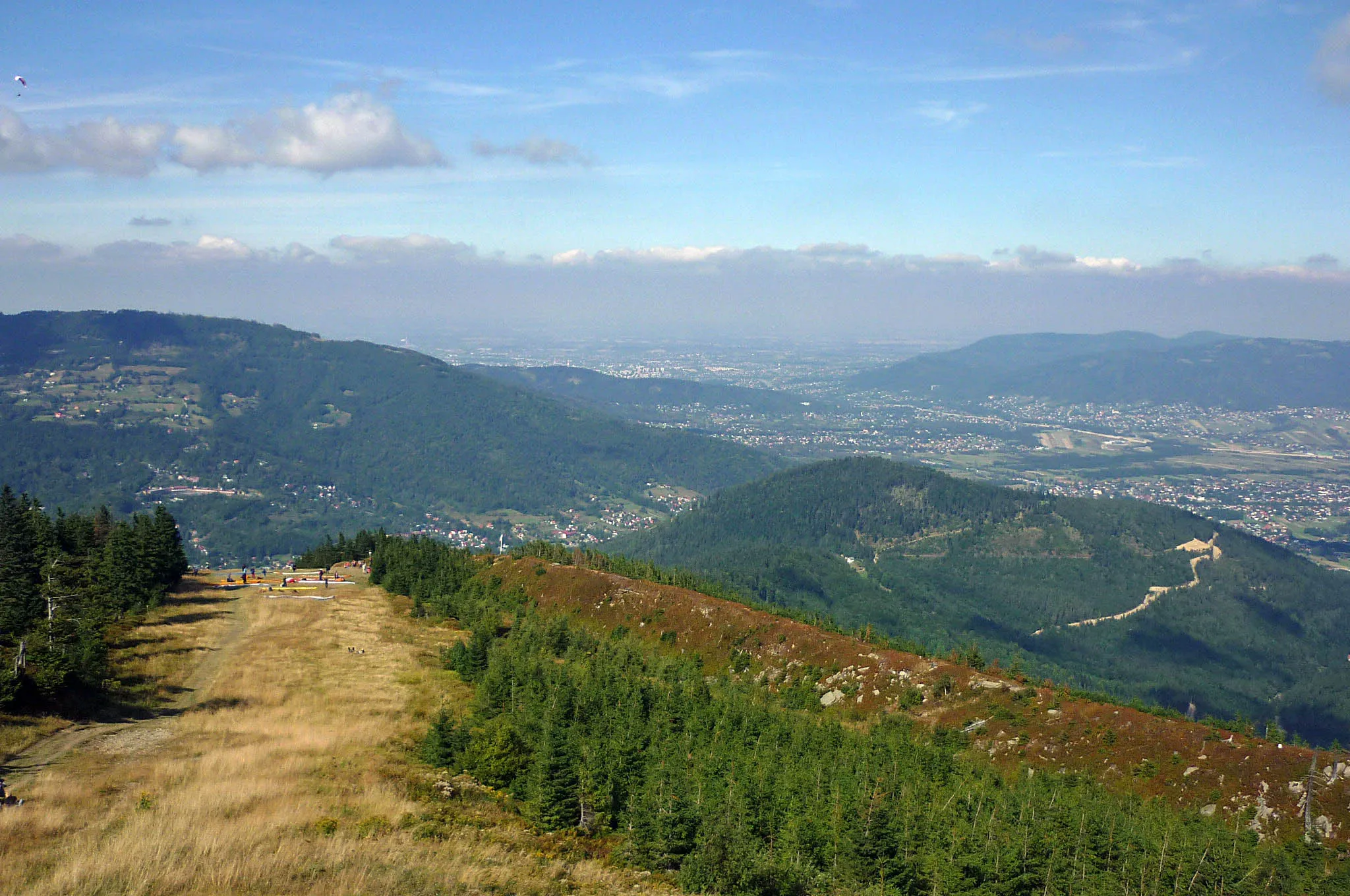 Photo showing: Blick vom Gr. Skrzyczne auf Bielsko-Biala