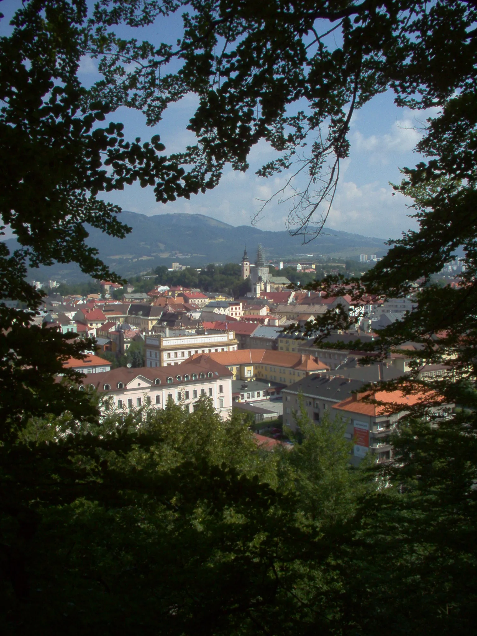 Photo showing: Banska Bystrica from Urpín, Slovakia