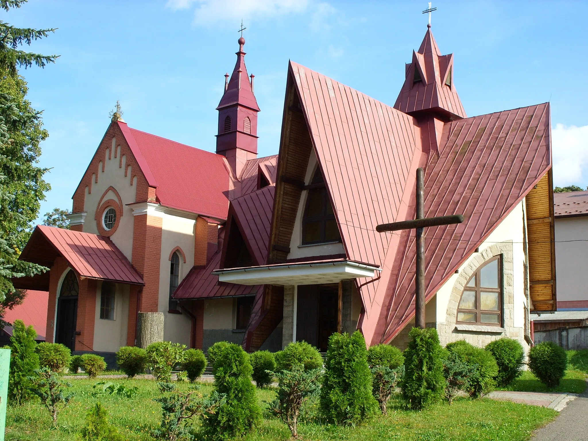 Photo showing: Church in Zwardoń (Poland)