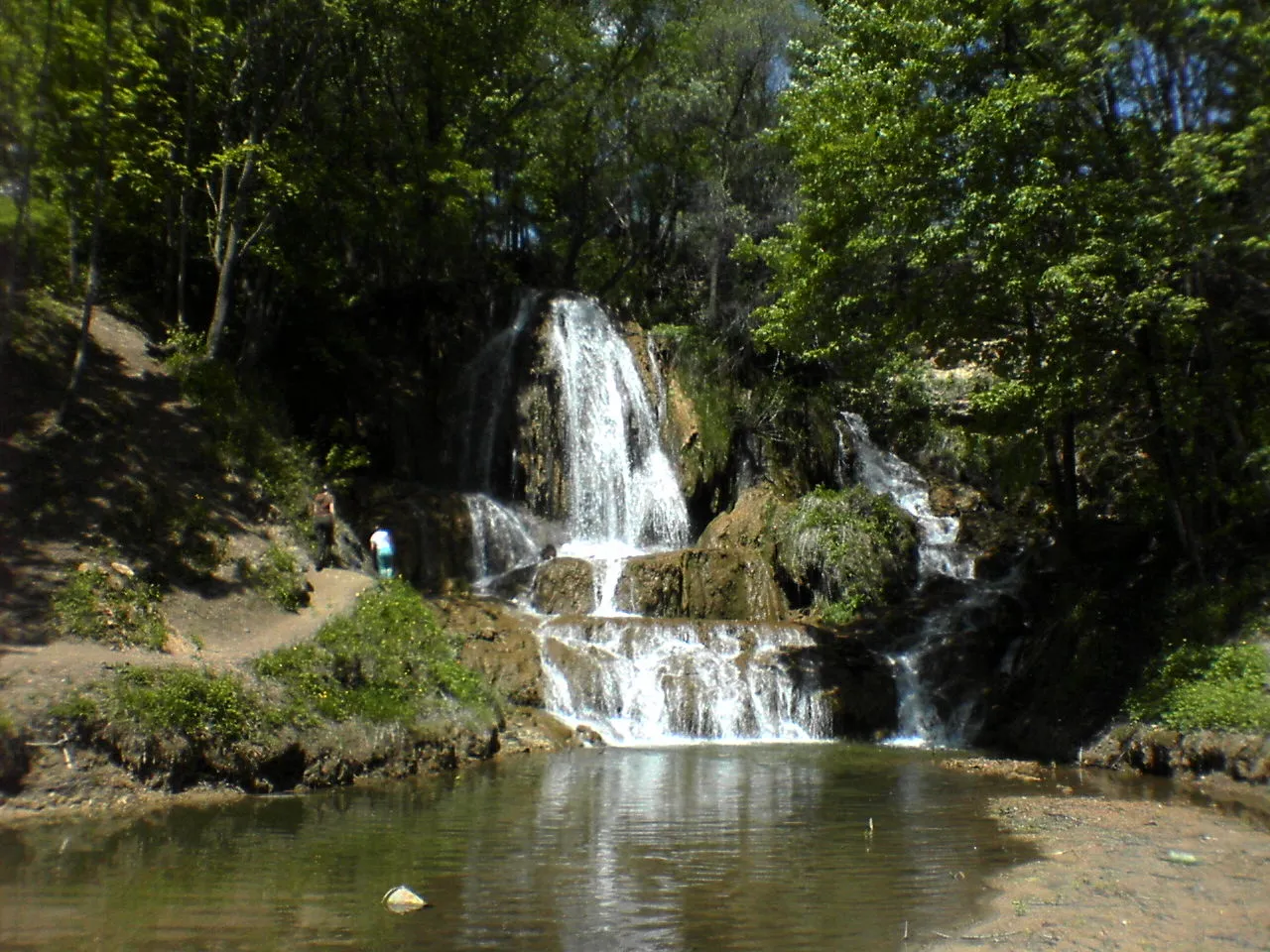 Photo showing: Waterfall in Lúčky