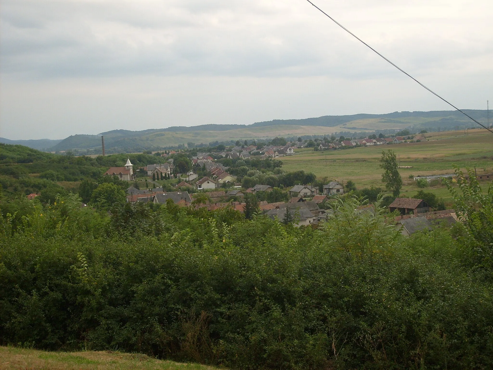 Photo showing: Serényfalva község látképe