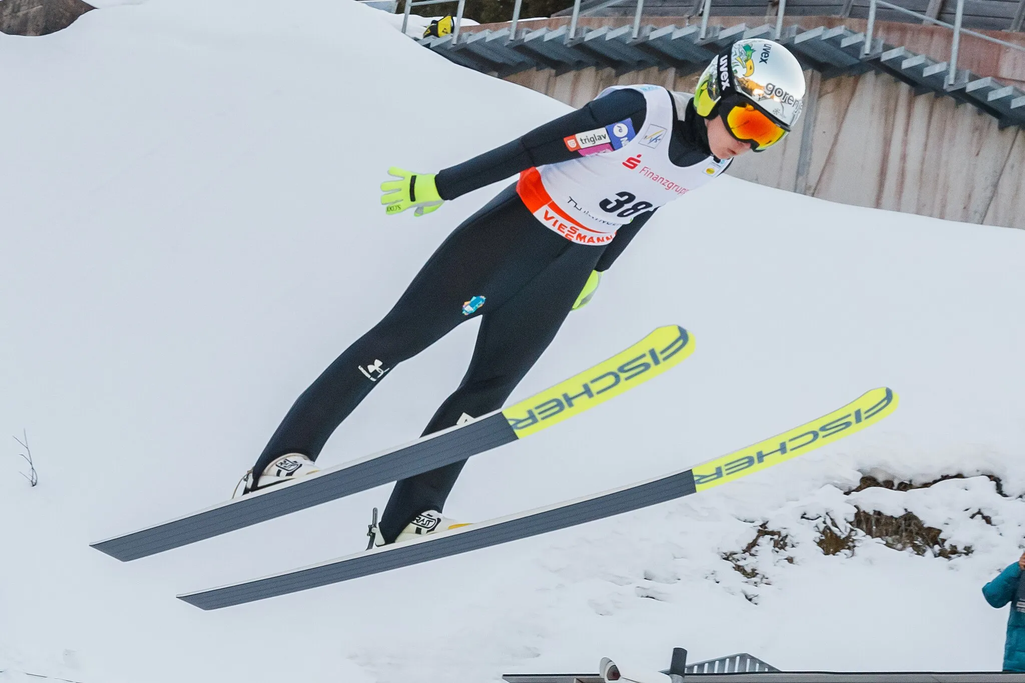 Photo showing: Wintersport, Skisprung-Weltcup der Frauen in Oberhof: Ema Klinec (SLO, Slowenien)