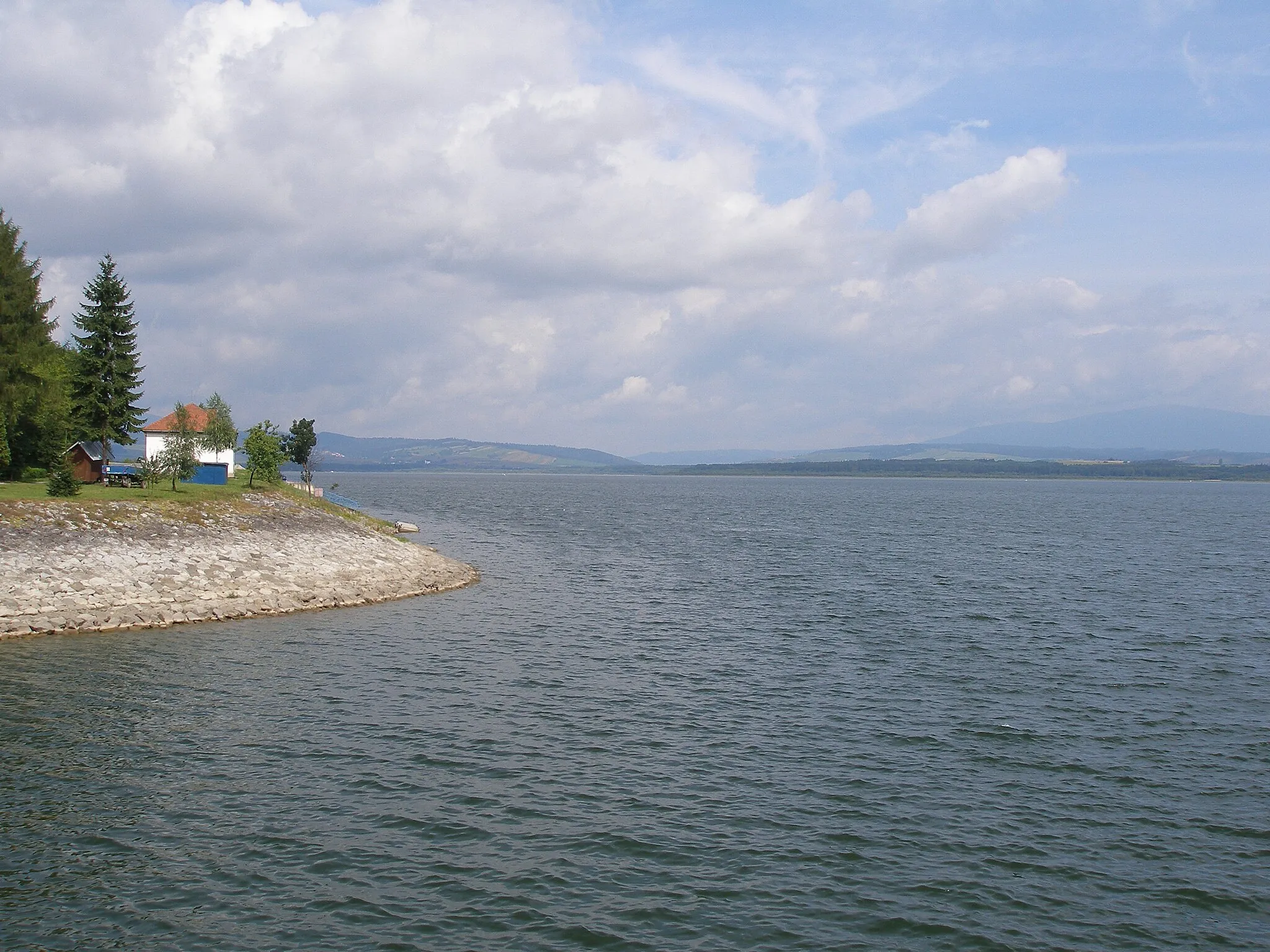 Photo showing: Vodné dielo Oravská priehrada, región Orava okr.Tvrdošín