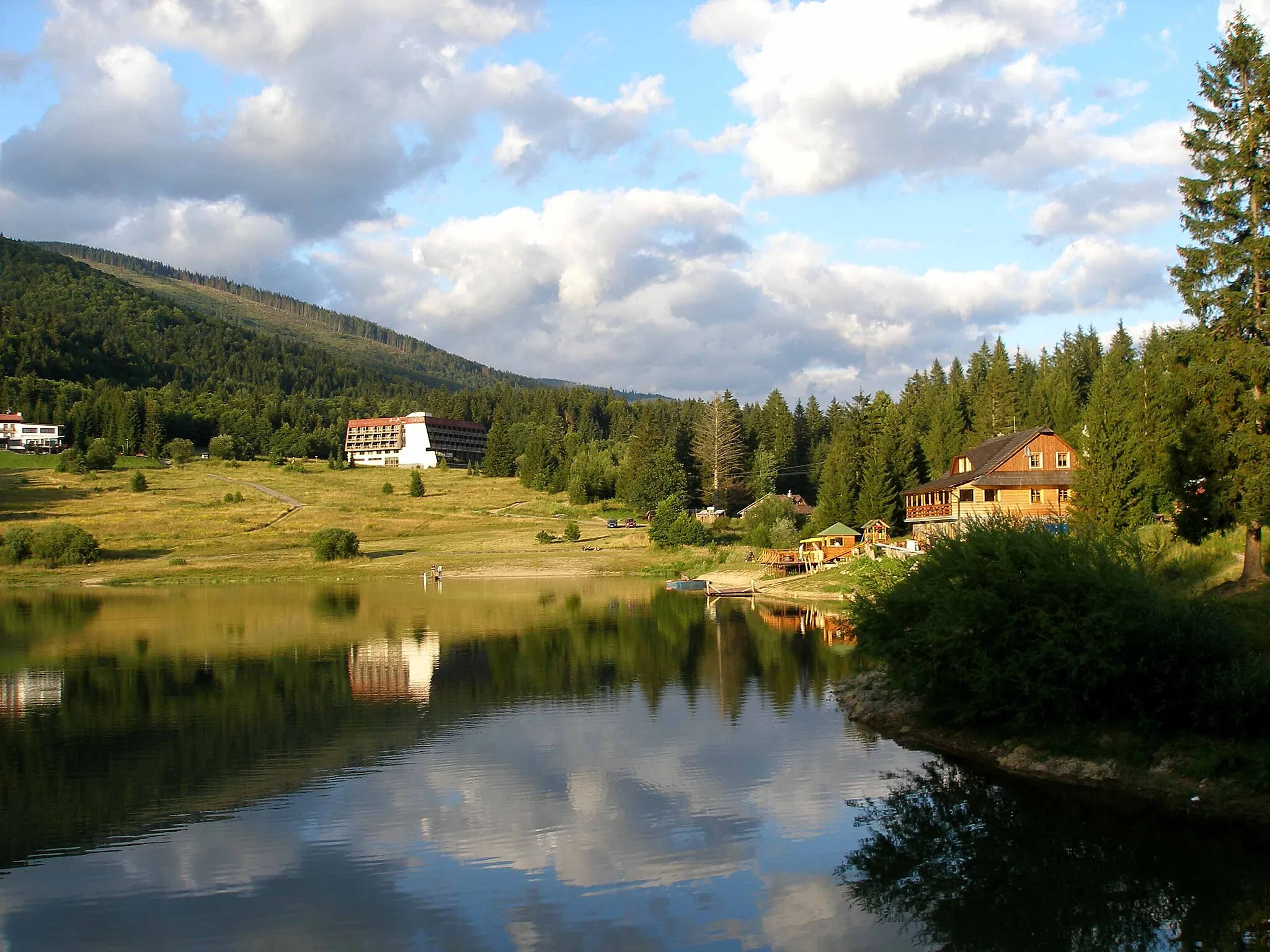 Photo showing: View on the land