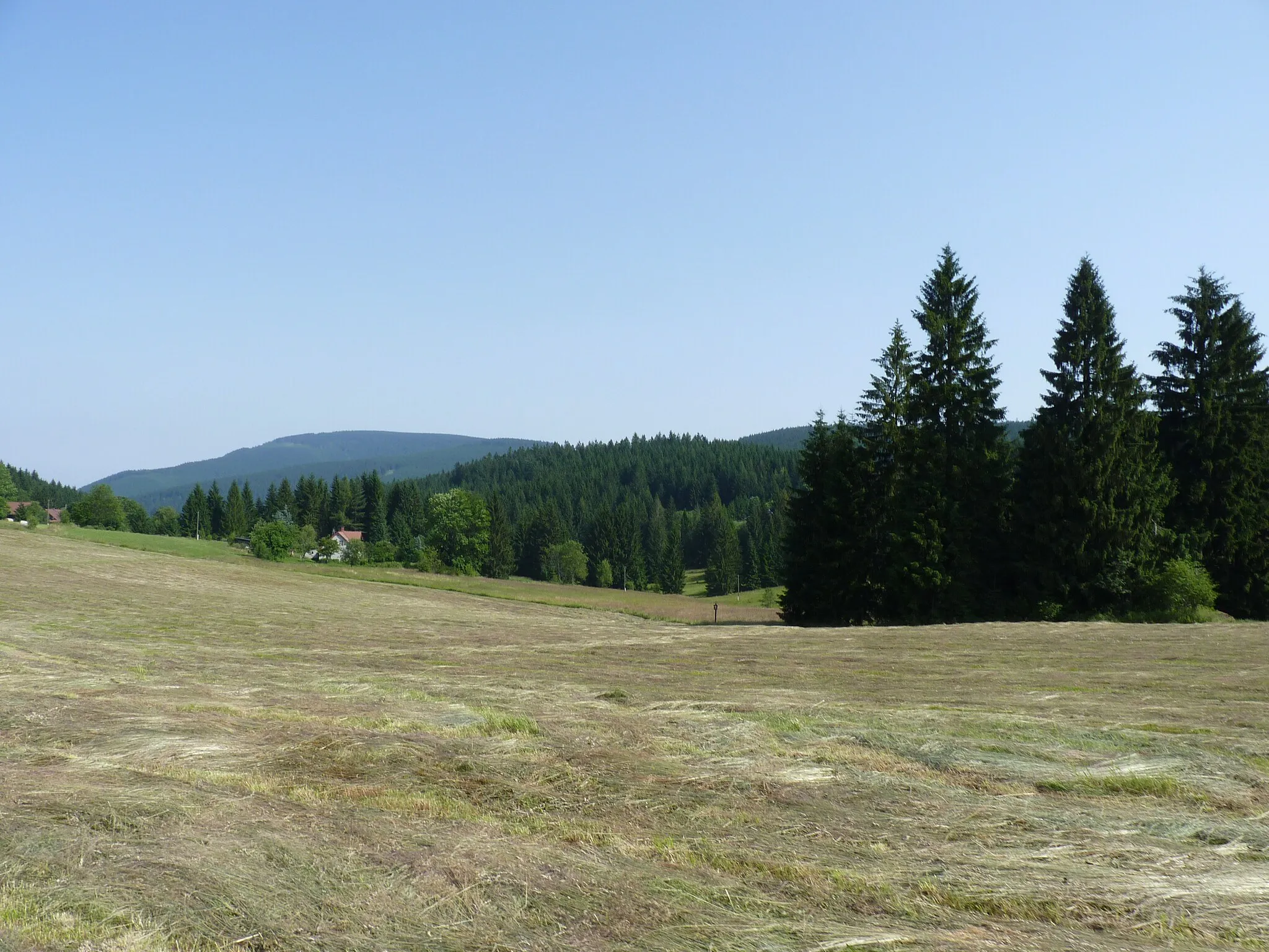 Photo showing: Natural monument Obidová, Moravia-Silesian Beskids, Czech Republic