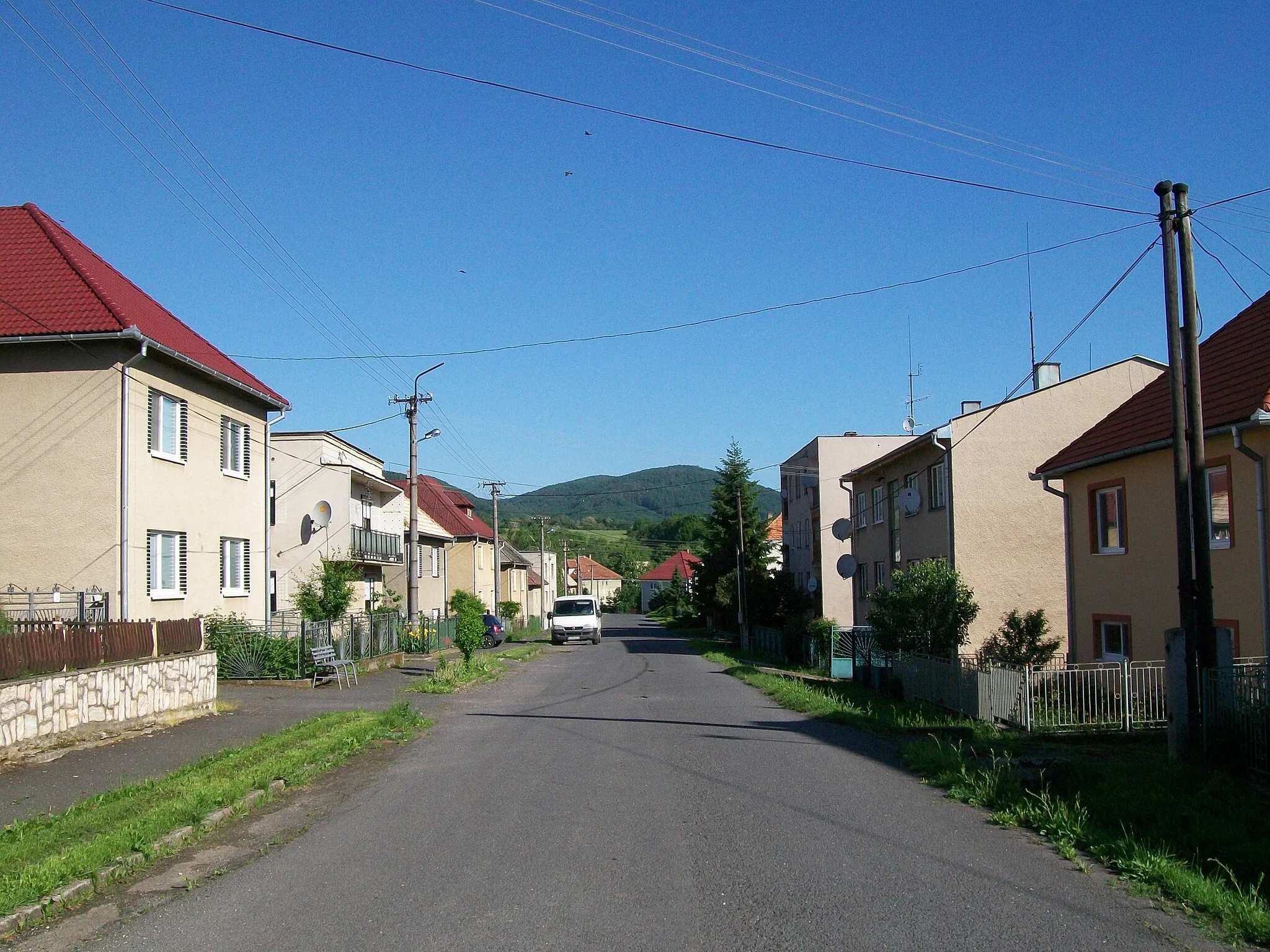 Photo showing: Ulica obce Lehôtka v okrese Lučenec