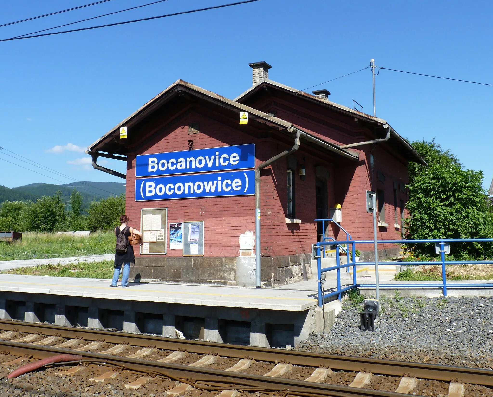 Photo showing: Bocanovice - train station, Moravian-Silesian Region, Czech Republic