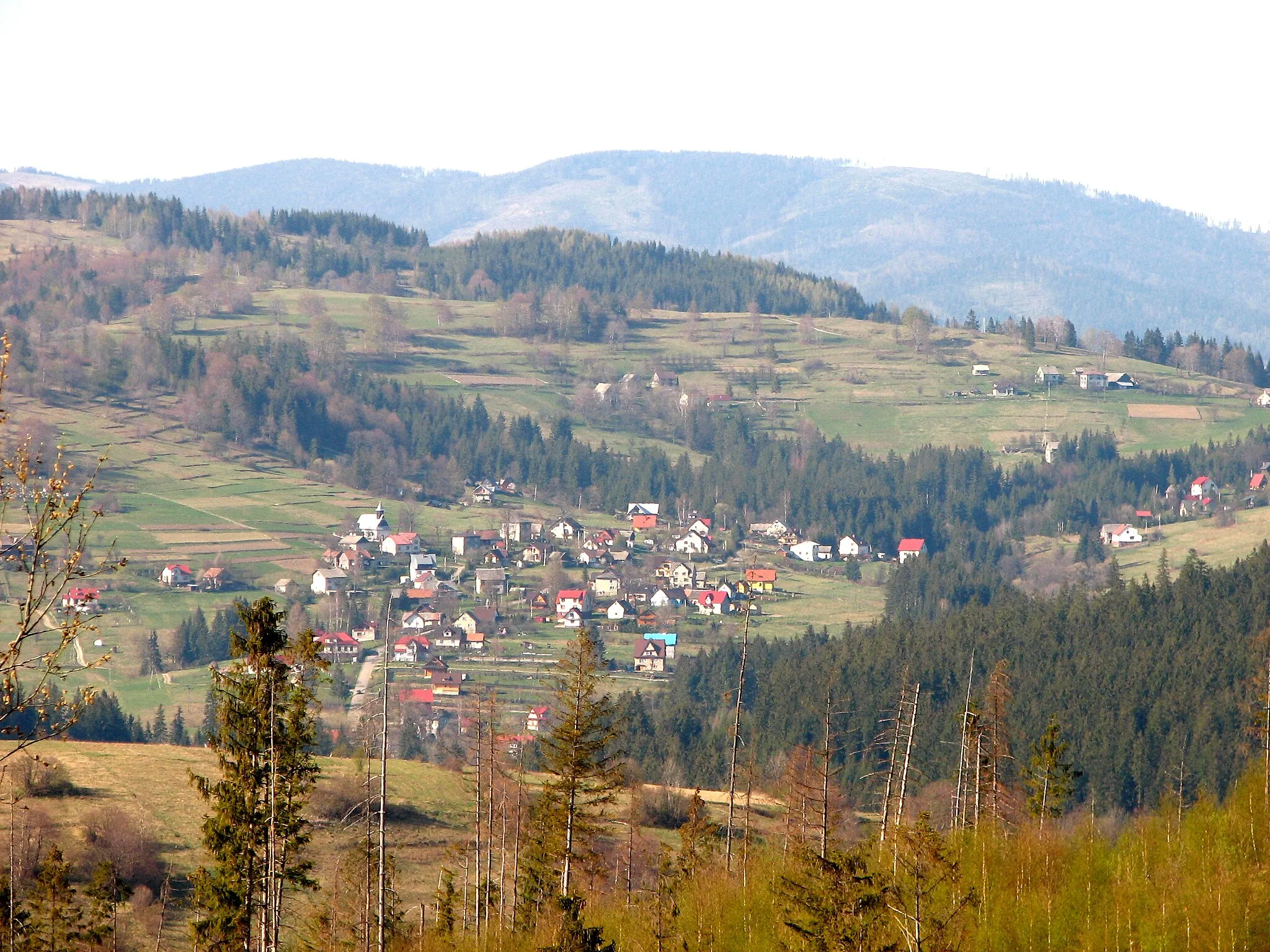 Photo showing: Nieledwia from Rycerka Dolna, Poland.