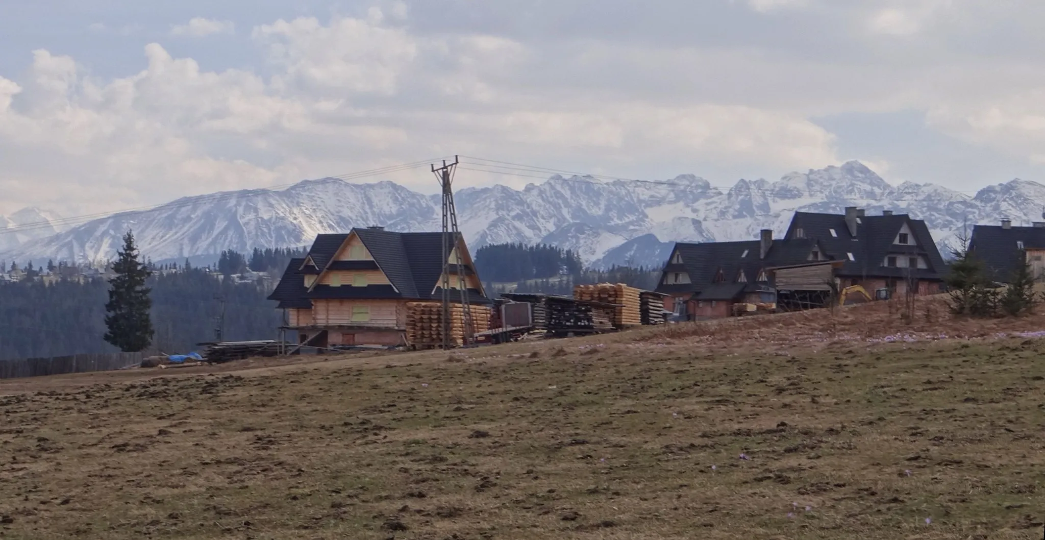 Photo showing: Dzianisz i widok na Tatry