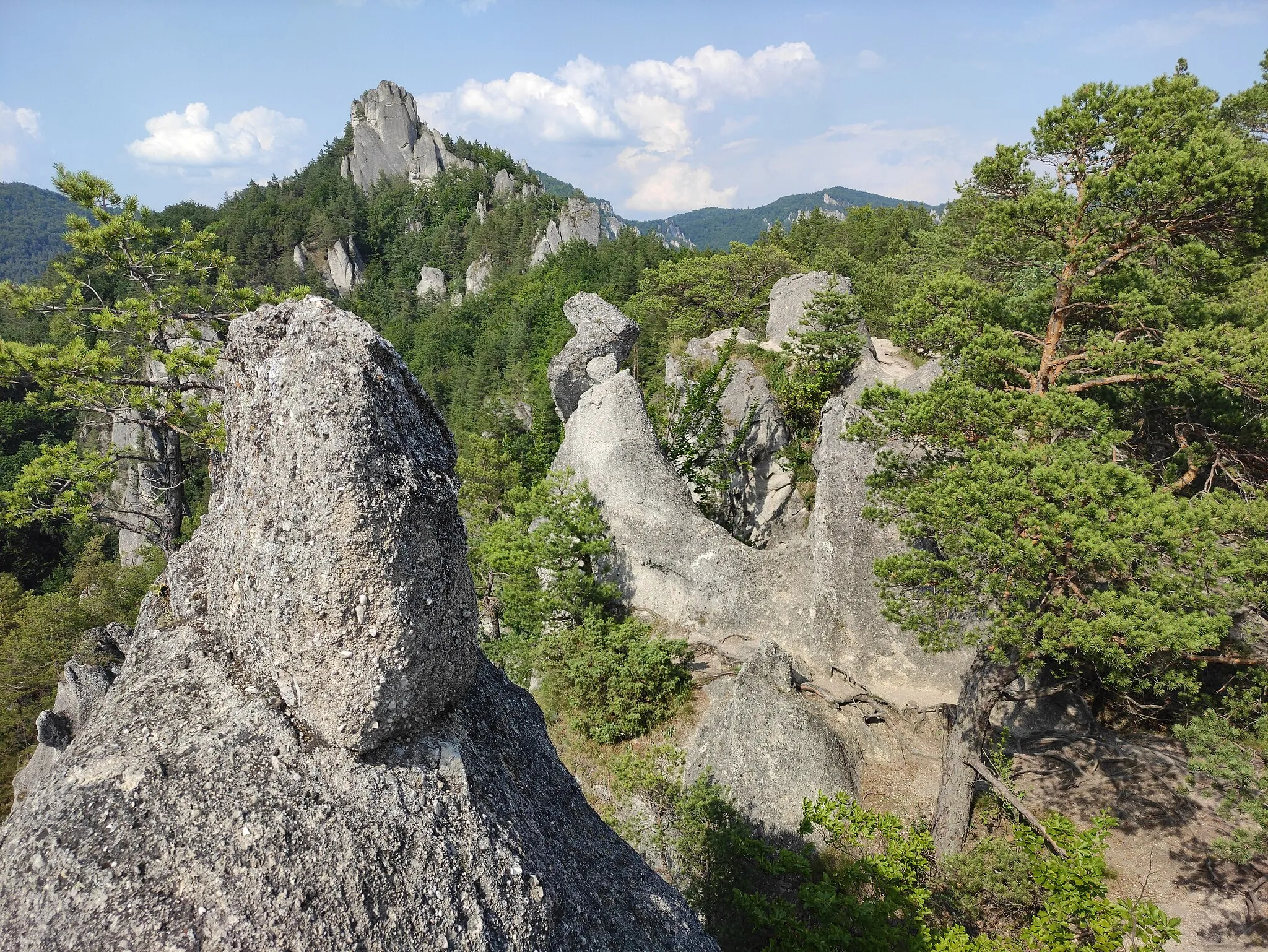 Photo showing: Súl'ovské skaly, Súl'ov - Hradná, Žilinský kraj, Slovensko