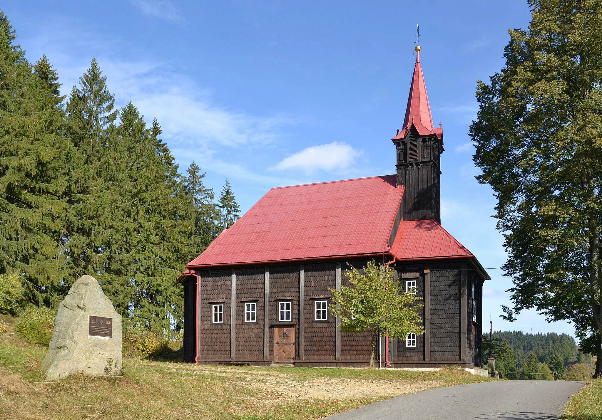 Photo showing: Gruň, Czech Republic - Chapel of Saint Mary of Help