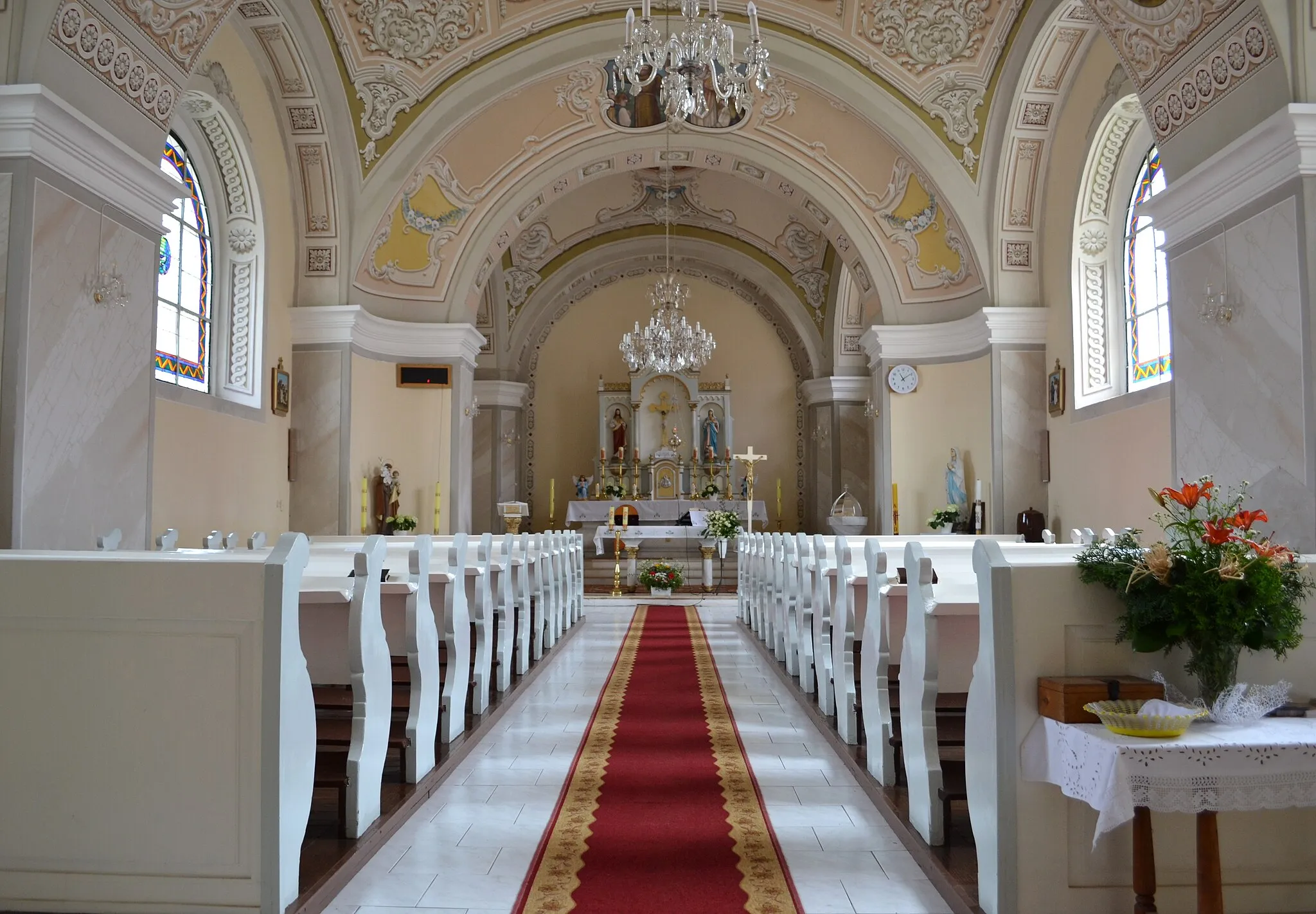 Photo showing: Interiér kostola Povýšenia svätého Kríža v Šoltýske
